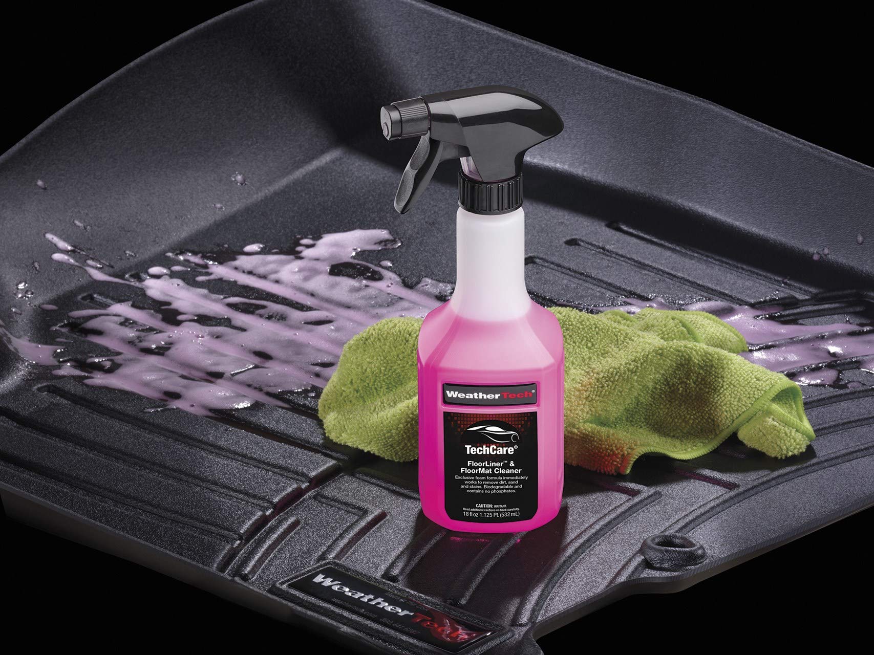 weathertech-techcare-floorliner-and-floor-mat-cleaner-protector-18-oz-foaming-cl image 2
