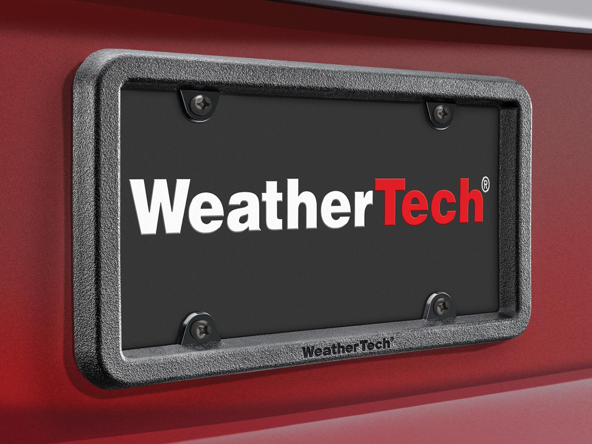 weathertech-bumpframe-heavy-duty-license-plate-and-bumper-protector-black-satin image 4