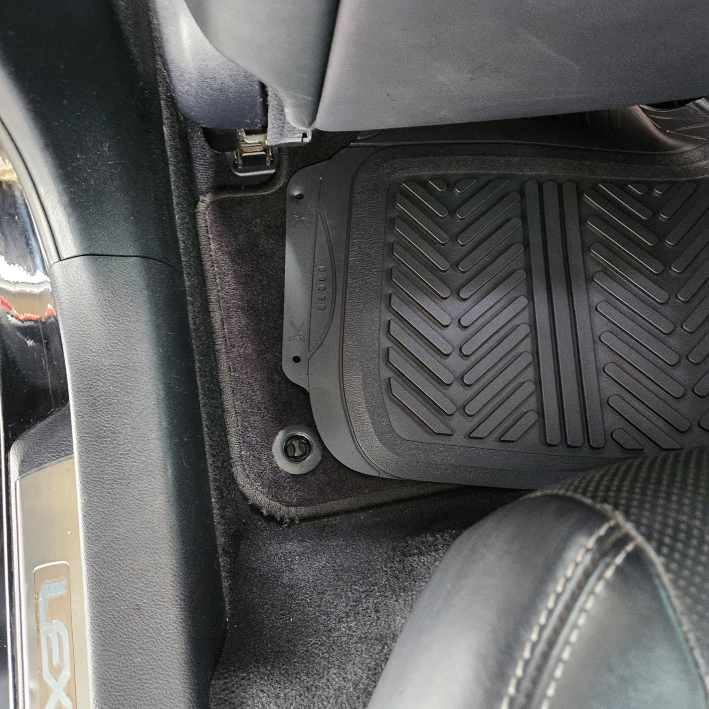 Good mats, a bit stiff