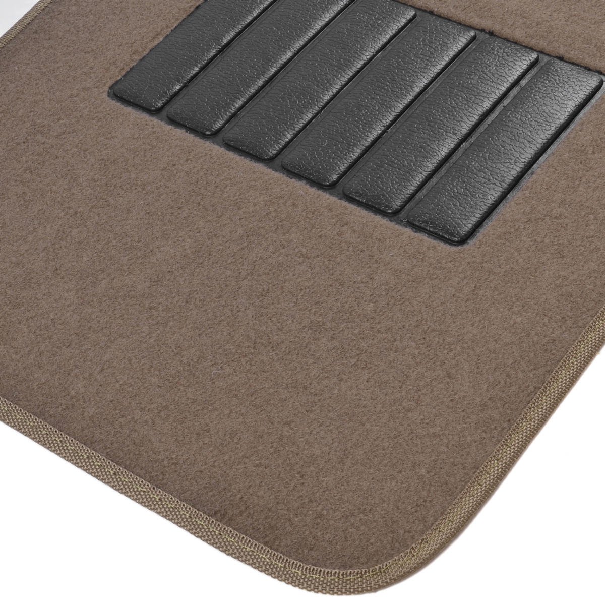bdk-universal-carpet-car-mats-4-piece-with-heel-pad-little-tree-air-freshener image 5