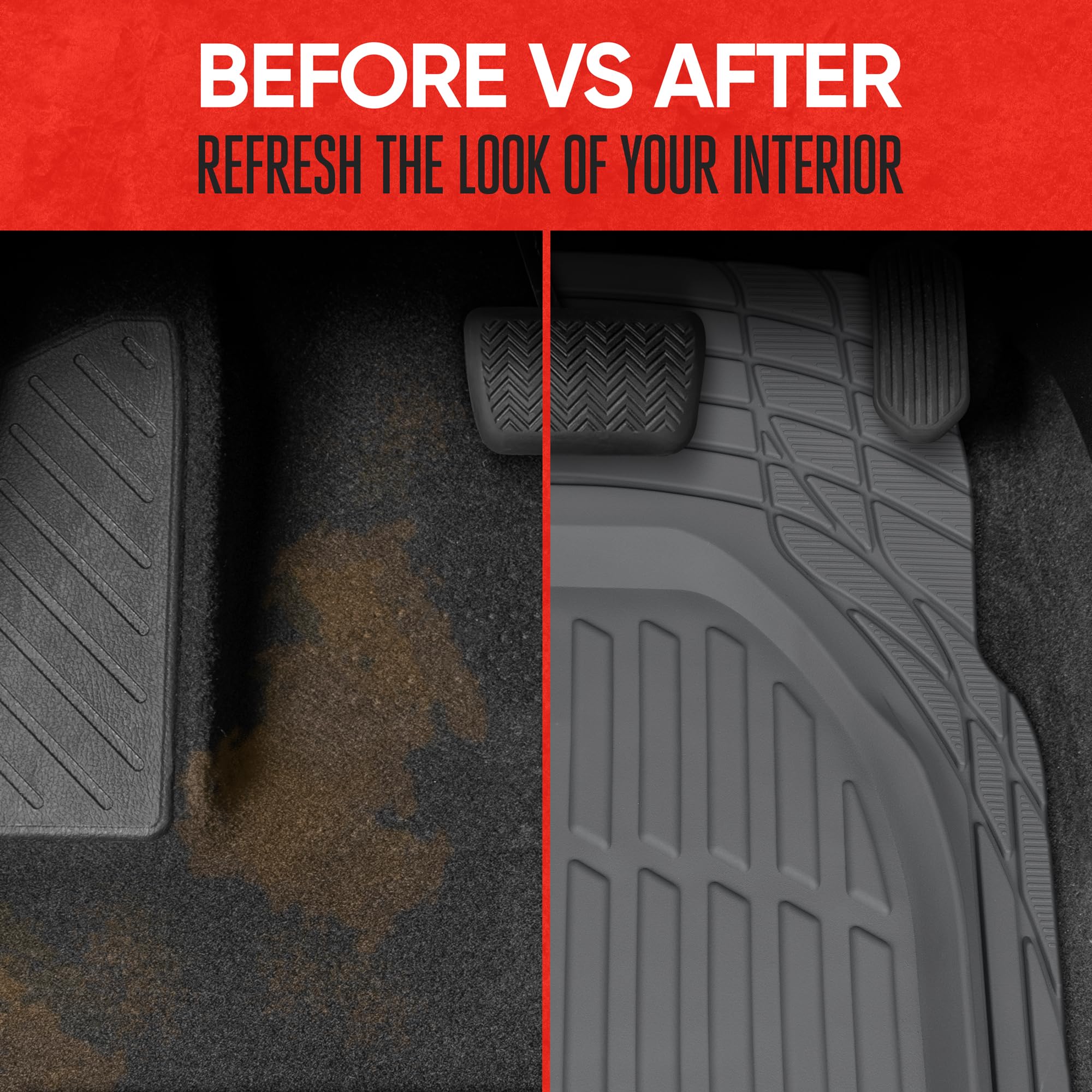 motor-trend-bdk-heavy-duty-gray-rubber-car-mats-3-piece-full-set image 7