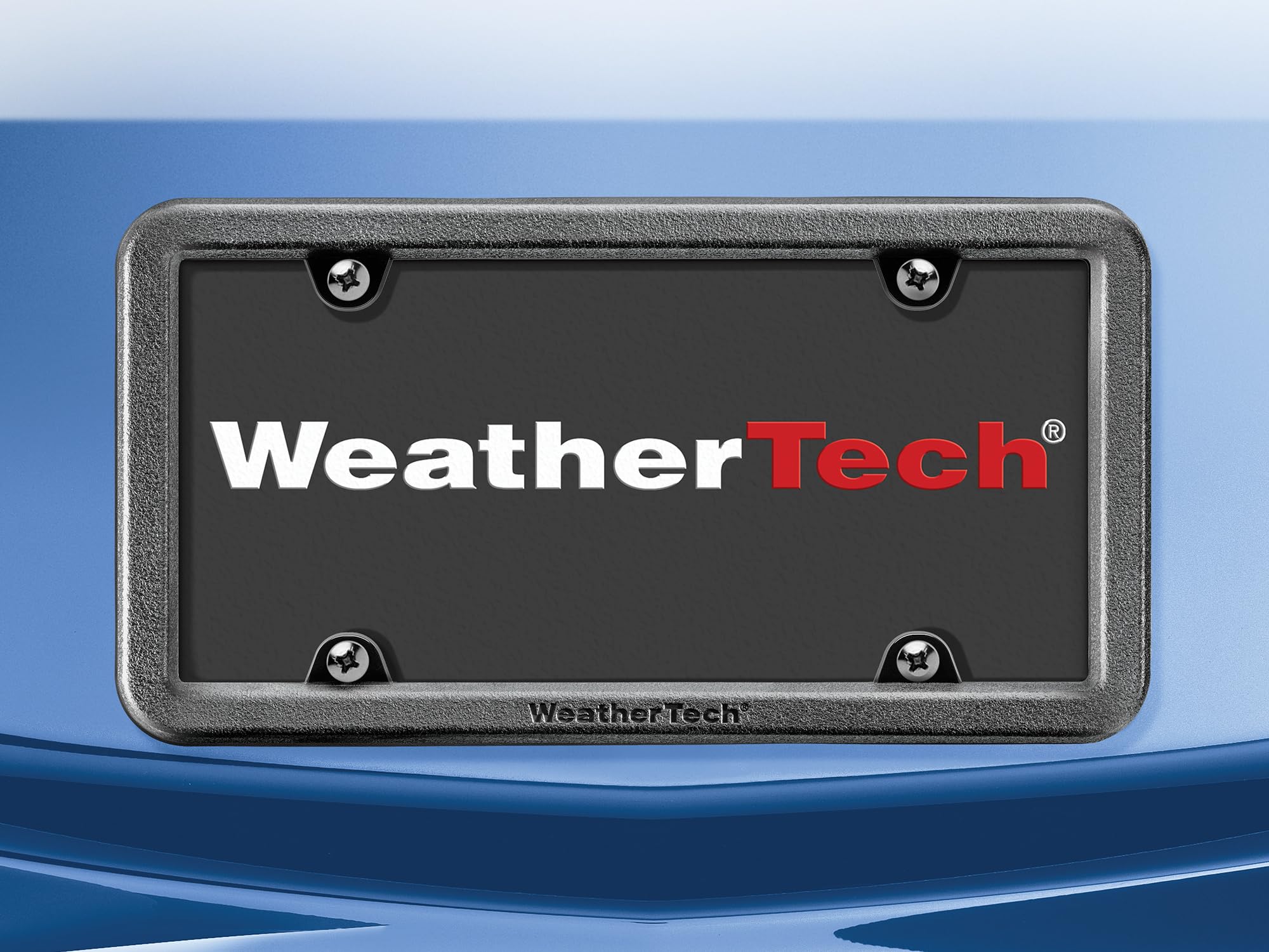 weathertech-bumpframe-heavy-duty-license-plate-and-bumper-protector-black-satin image 3