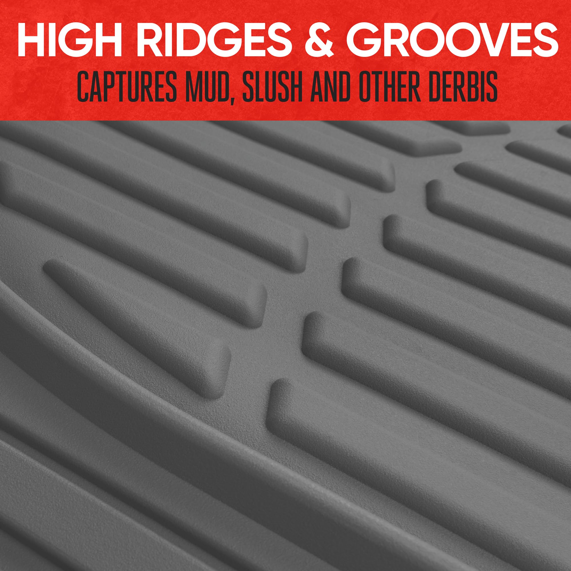 motor-trend-bdk-heavy-duty-gray-rubber-car-mats-3-piece-full-set image 4