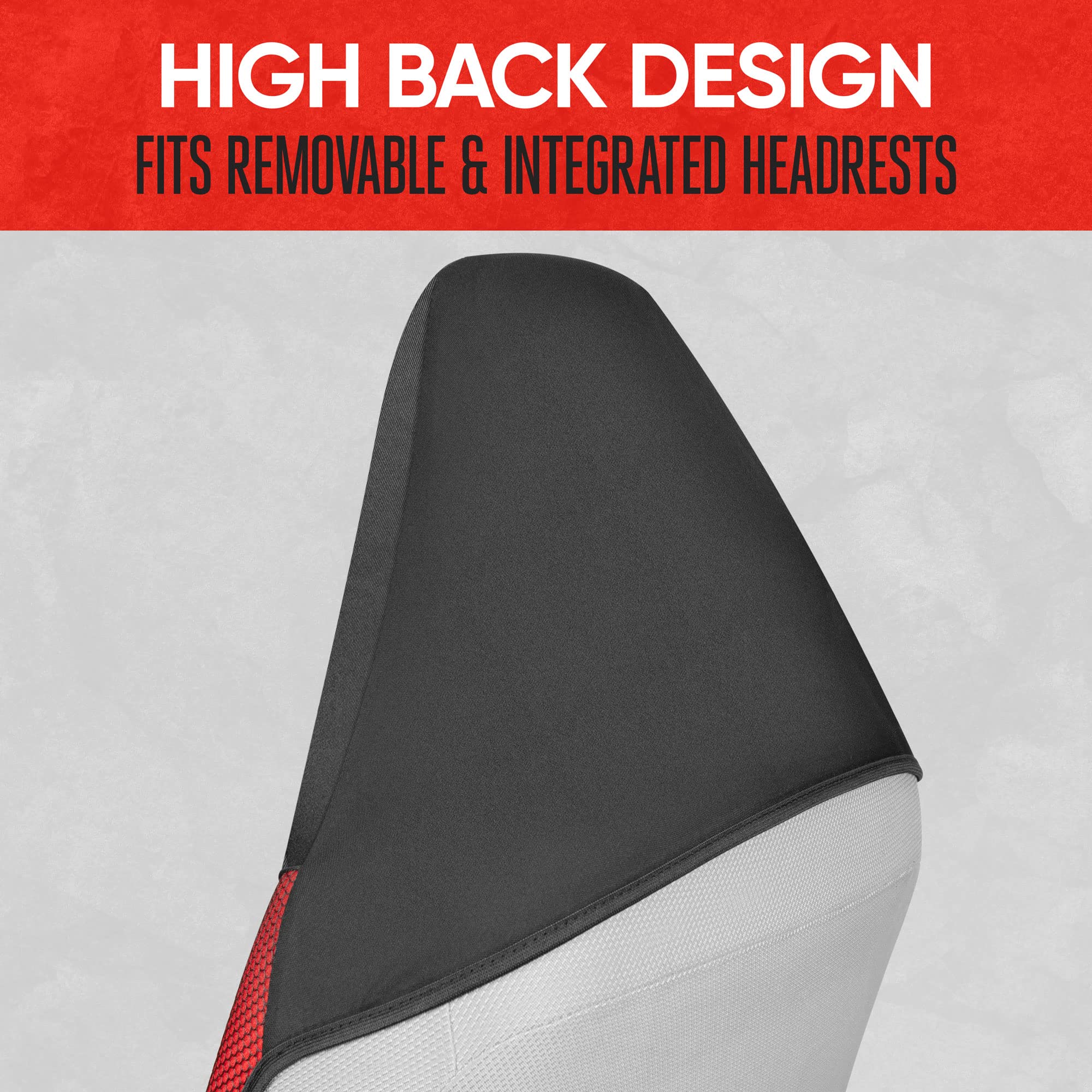 motor-trend-mesh-red-front-seat-covers-universal-high-back-fits-vehicles-with-in image 4