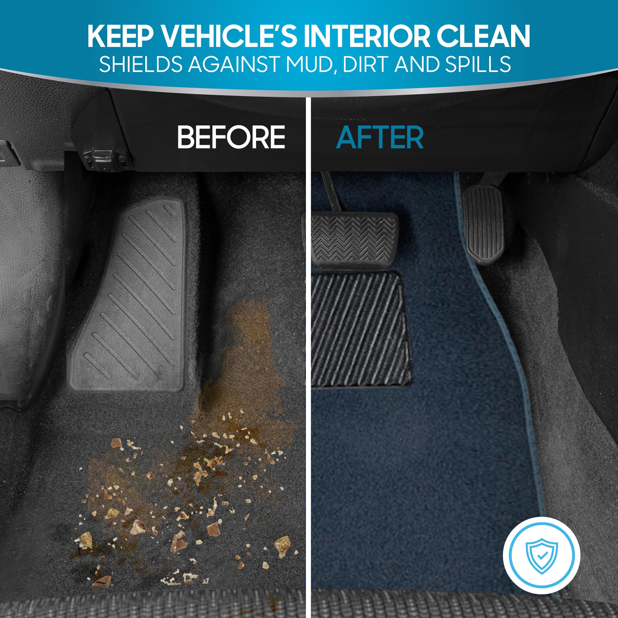 bdk-premium-blue-carpet-floor-mats-for-cars-universal-fit-4-piece-set-with-vinyl image 4