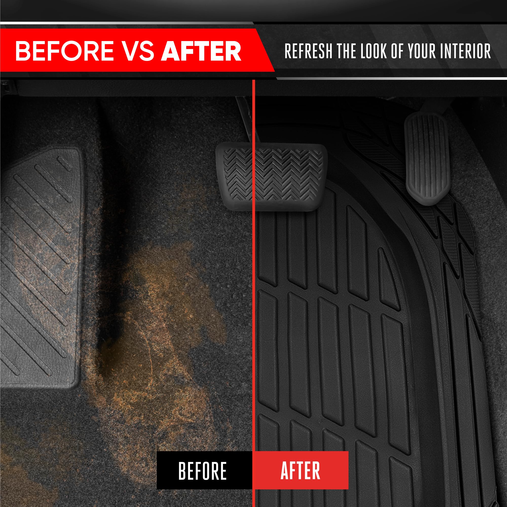motor-trend-flextough-4-piece-heavy-duty-floor-mats-for-cars-trucks-suvs-deep-di image 8