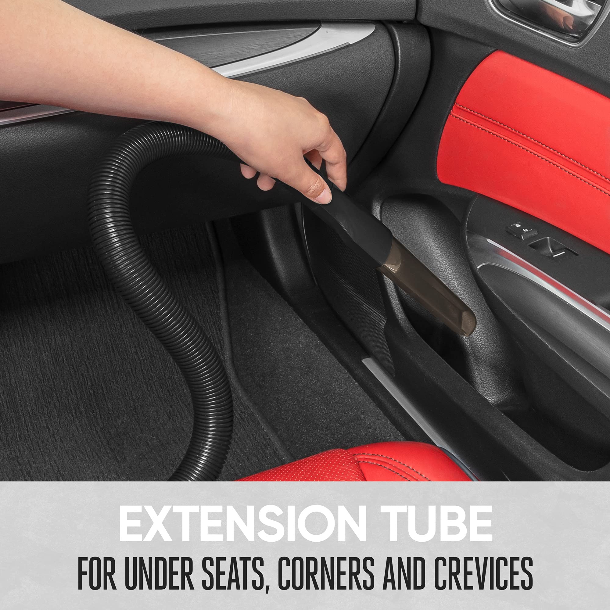motor-trend-lightweight-portable-handheld-car-vacuum-cleaner-with-15-5-ft-cord-3 image 5