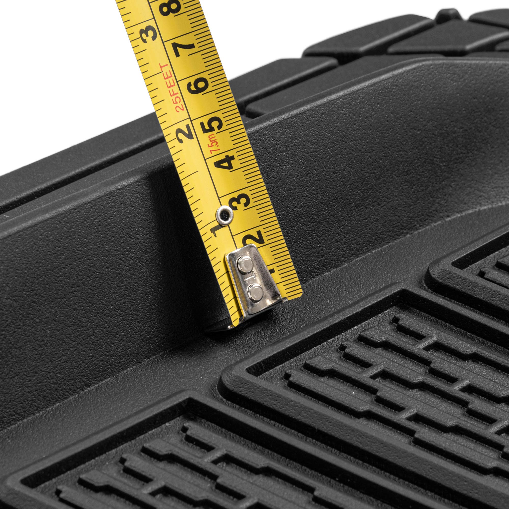 bdk-cat-camt-9014-4-piece-deep-dish-rubber-floor-mats-with-trunk-liner image 5