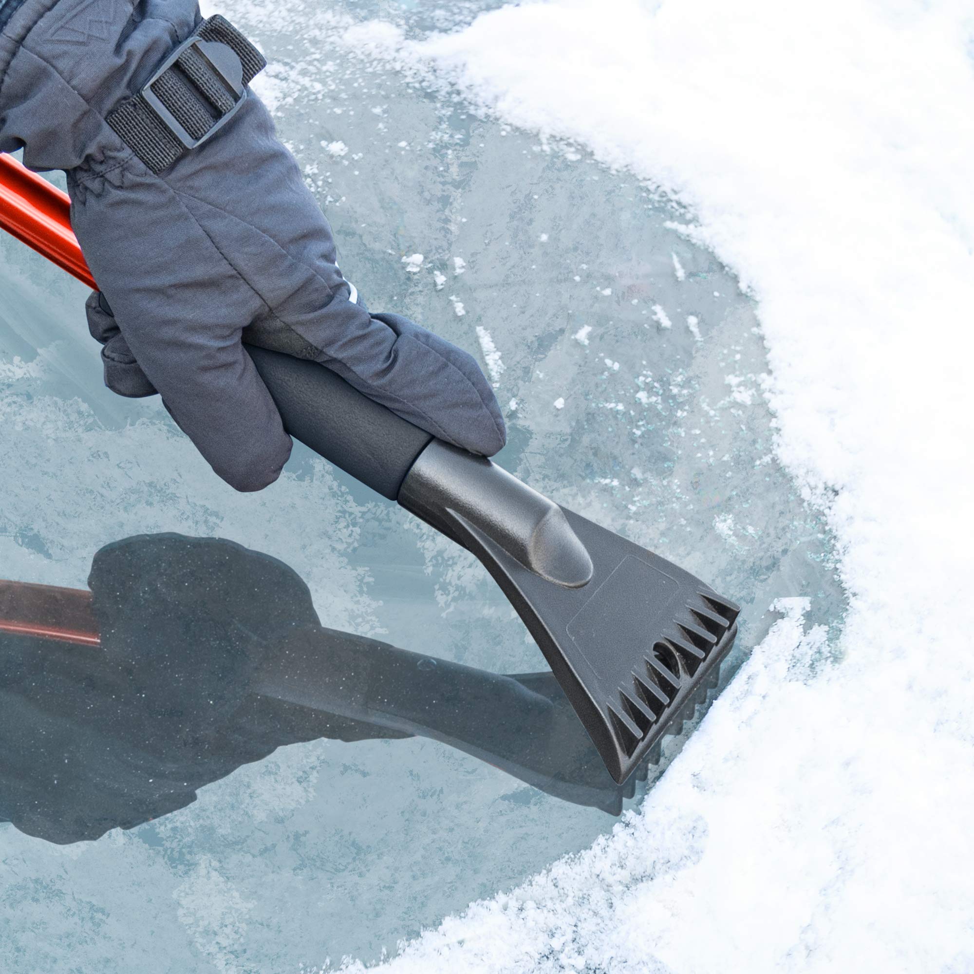 bdk-motor-trend-ice-scraper-with-extendable-handle-and-rotating-brush-head image 5