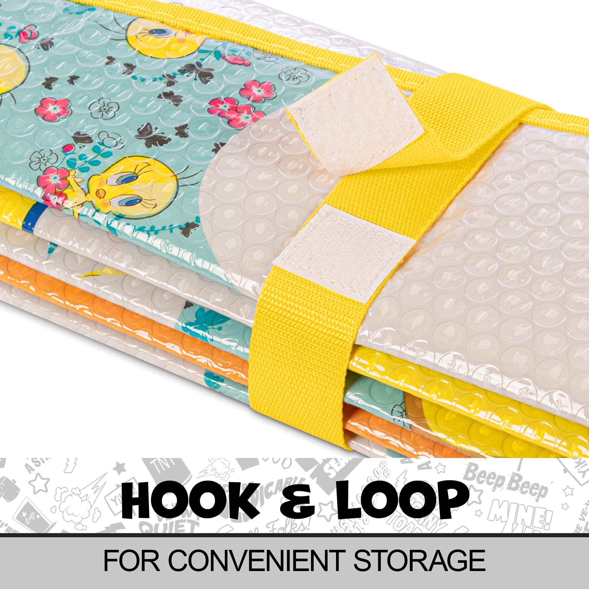 bdk-warner-bros-looney-tunes-tweety-bird-sun-shade-floor-mat-set image 6