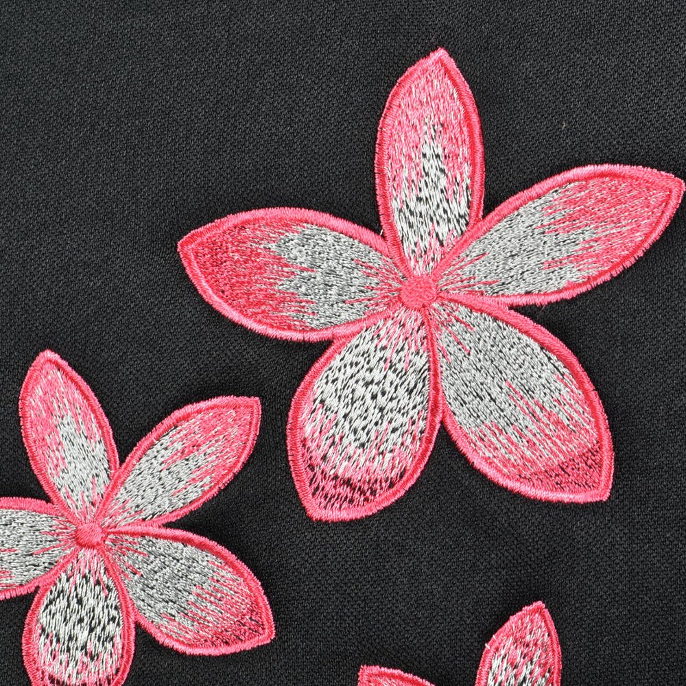 bdk-black-pink-floral-car-interior-gift-set-15-piece-universal-fit image 8