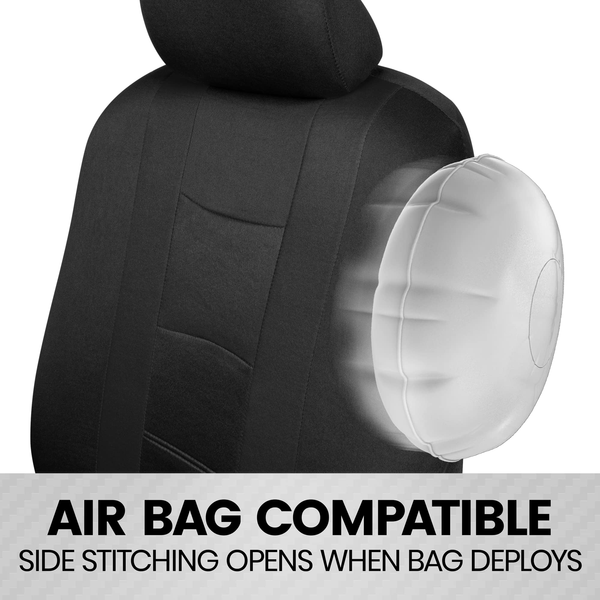 bdk-carxs-black-car-seat-covers-full-set-with-matching-floor-mats-for-suv-car-tr image 8