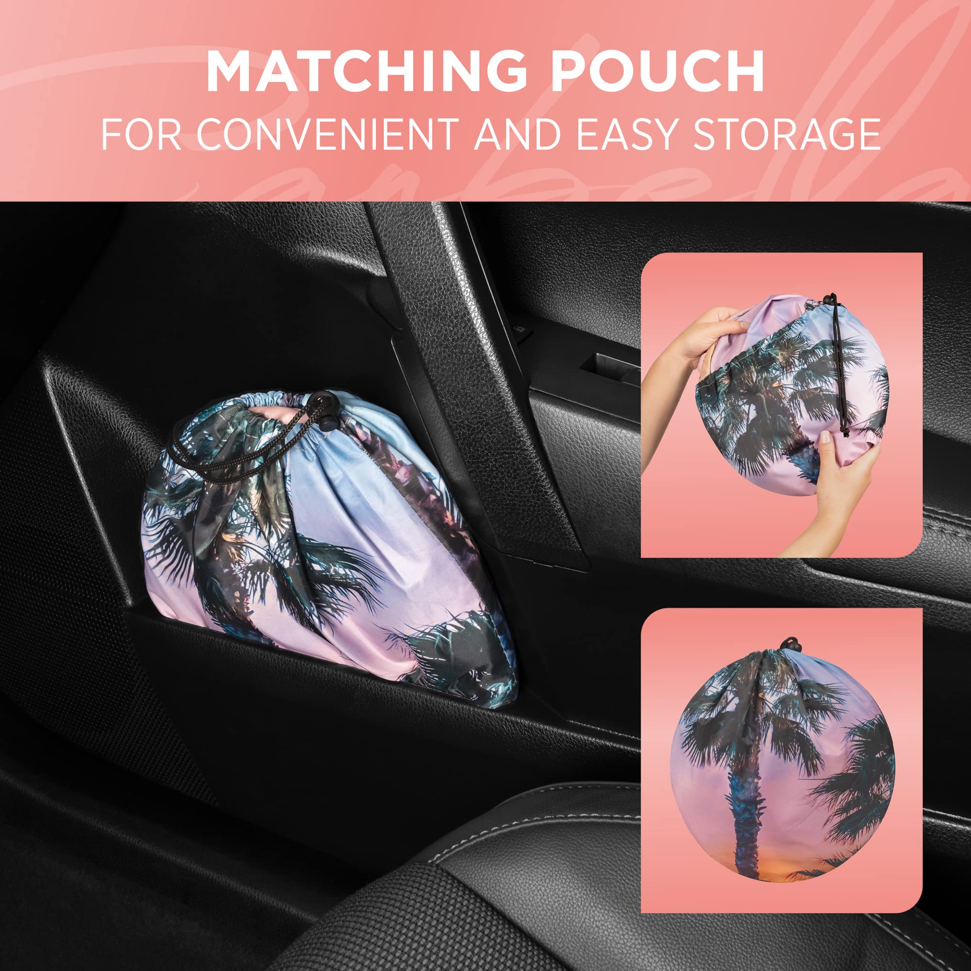 bdk-sunset-palm-trees-car-window-sun-shade-jumbo-64-x32-uv-heat-blocking-windshi image 8