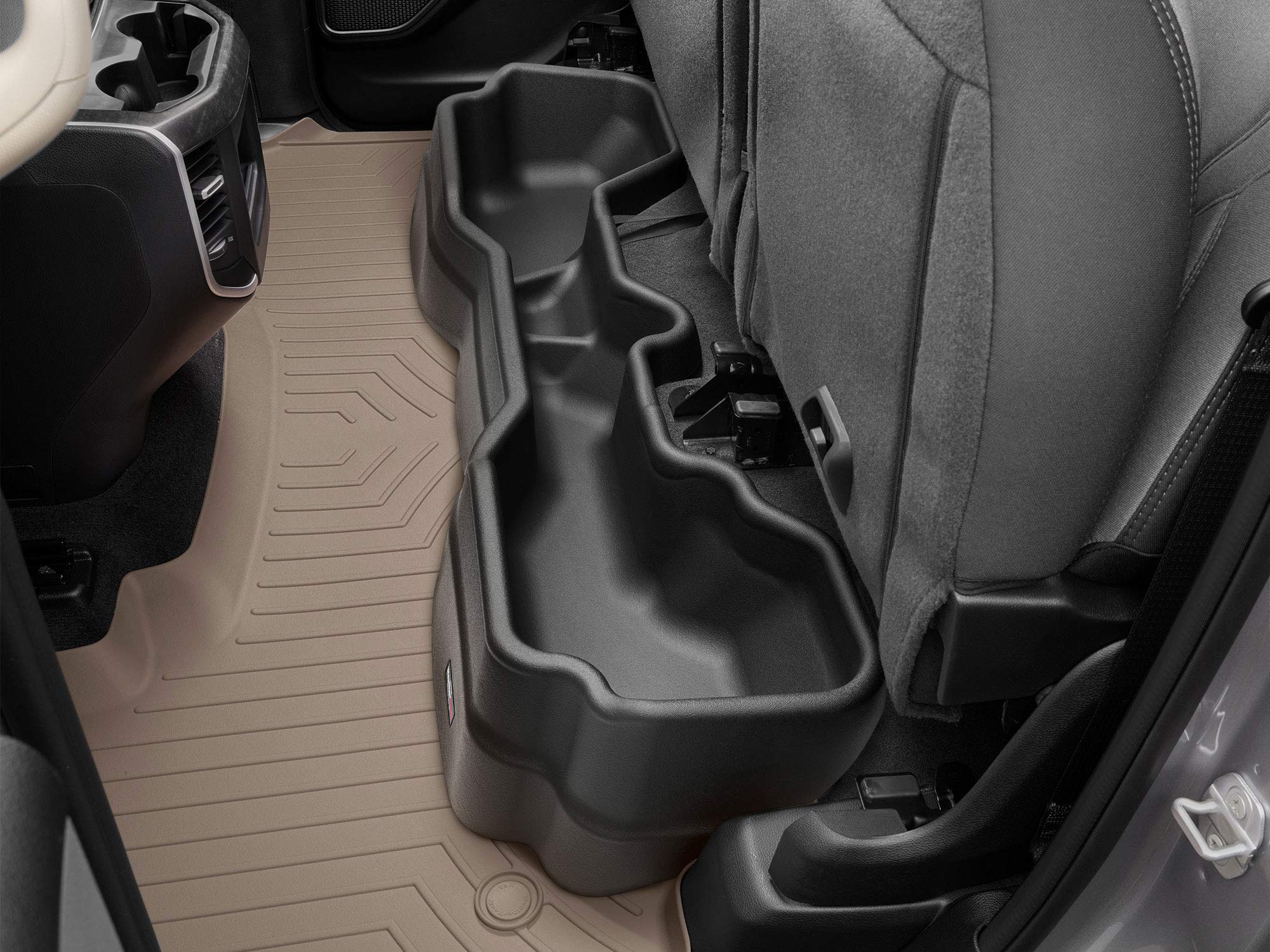 weathertech-under-seat-storage-system-for-dodge-ram-1500-ram-1500-4s009-black image 1