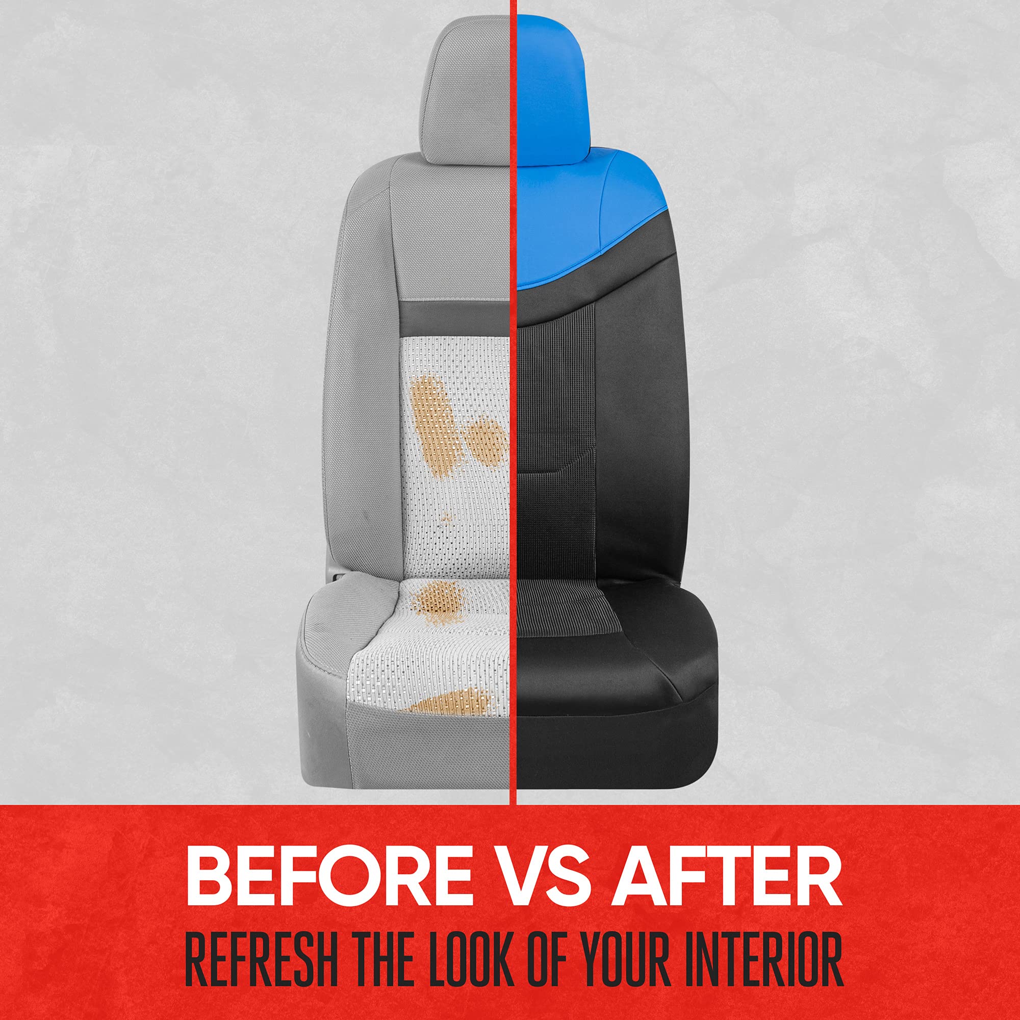 motor-trend-premium-luxesport-blue-car-seat-covers-for-front-seats-2-pack-airbag image 7