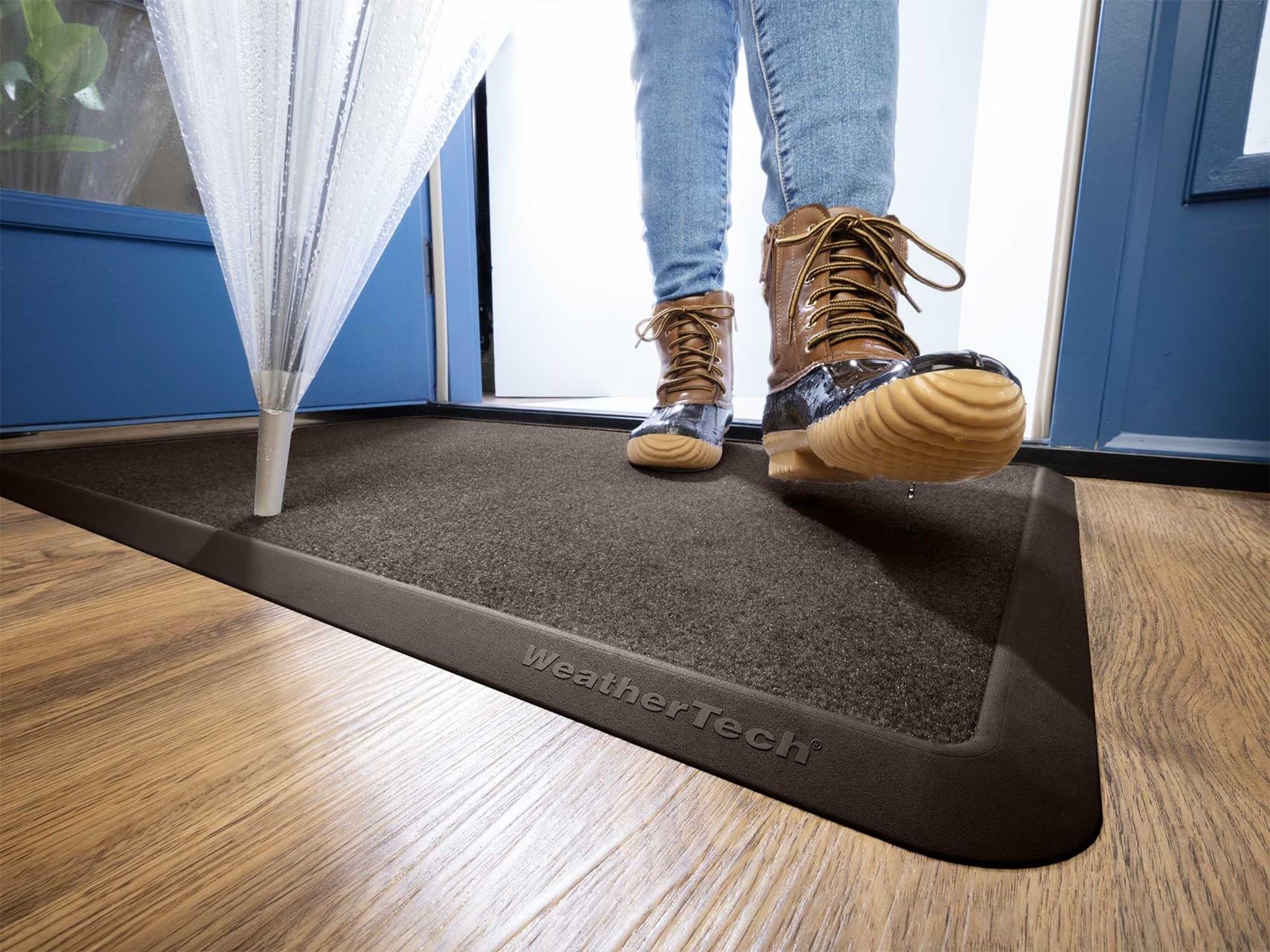 weathertech-carpetmat-indoor-entryway-doormat-24-x-36-grey-stain-resistant-made- image 2