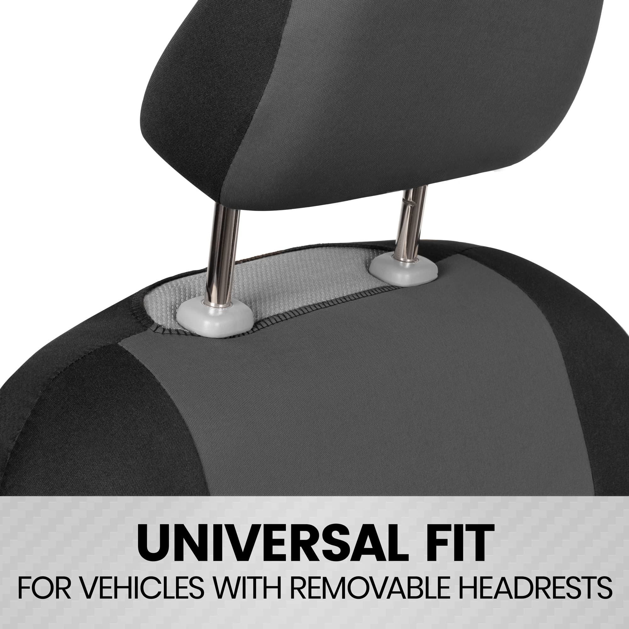 bdk-polypro-full-set-car-seat-covers-in-charcoal-on-black-with-steering-wheel-co image 4
