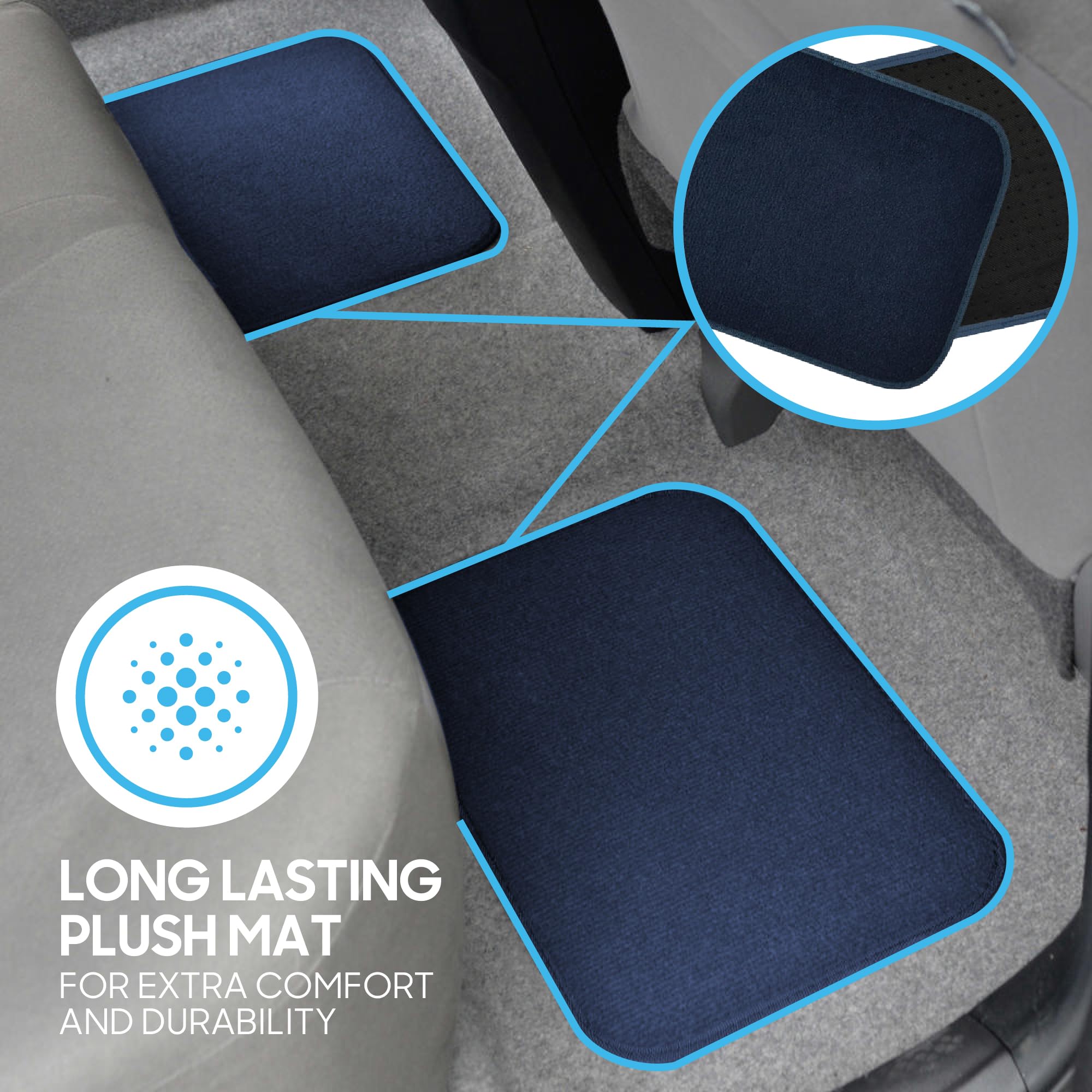 bdk-premium-blue-carpet-floor-mats-for-cars-universal-fit-4-piece-set-with-vinyl image 6