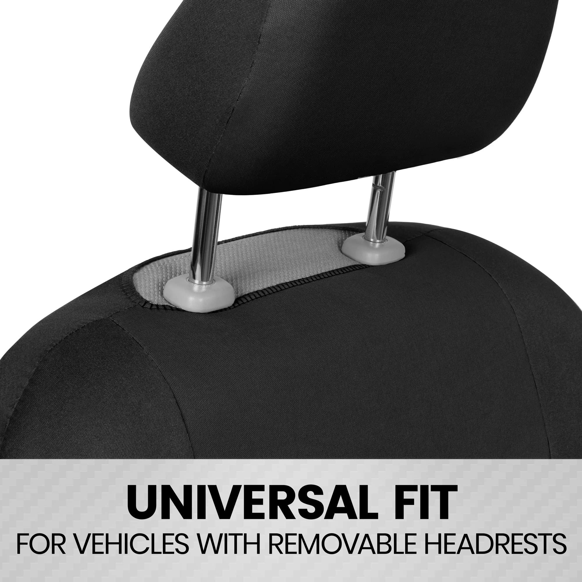 bdk-polypro-car-seat-covers-full-set-in-solid-black-front-and-rear-split-bench-i image 4