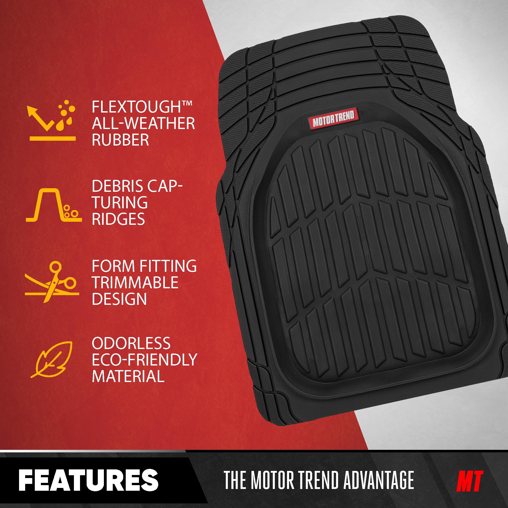 motor-trend-flextough-4-piece-heavy-duty-floor-mats-for-cars-trucks-suvs-deep-di image 4