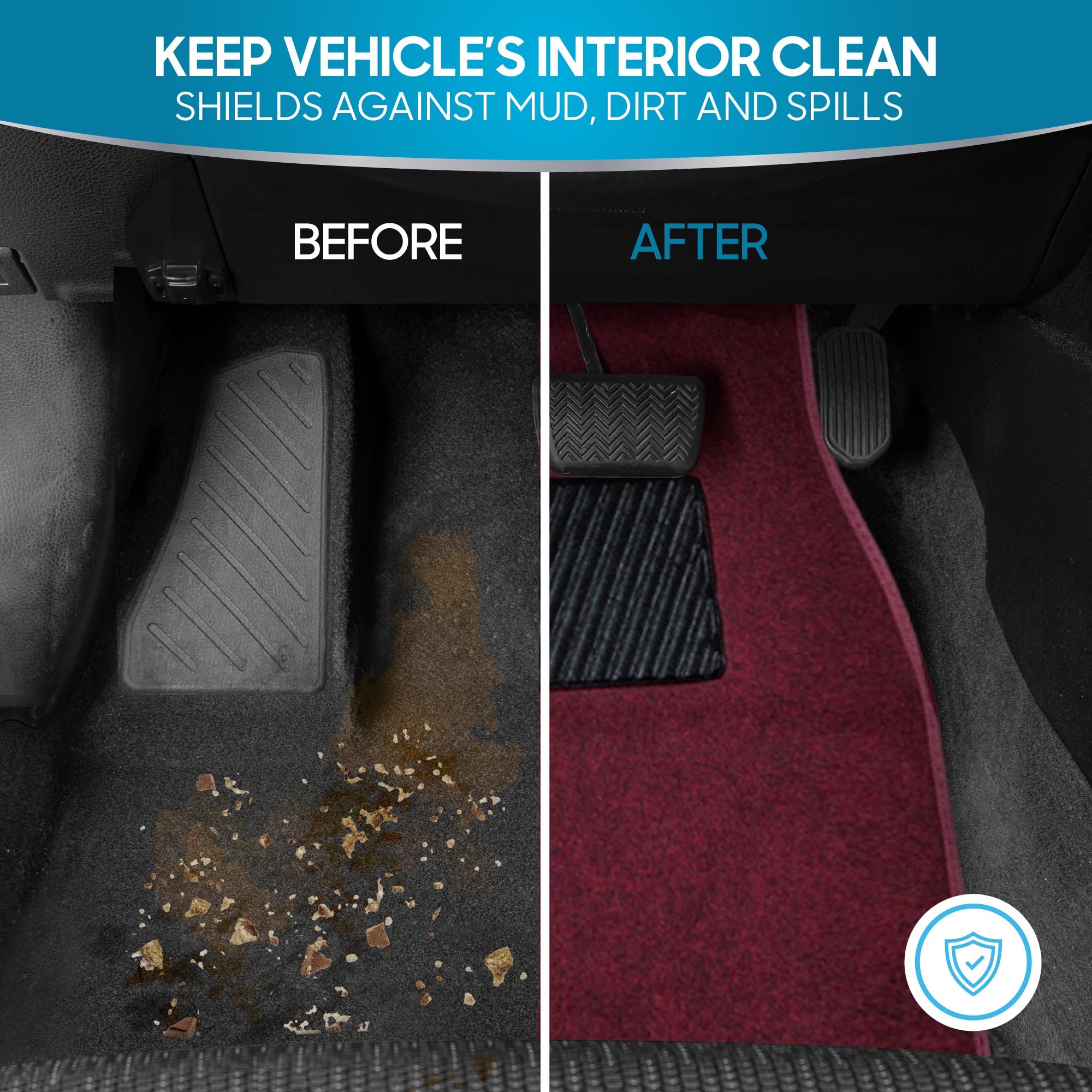 bdk-mt-100-burgundy-red-carpeted-4-piece-universal-fit-car-floor-mats-with-vinyl image 5