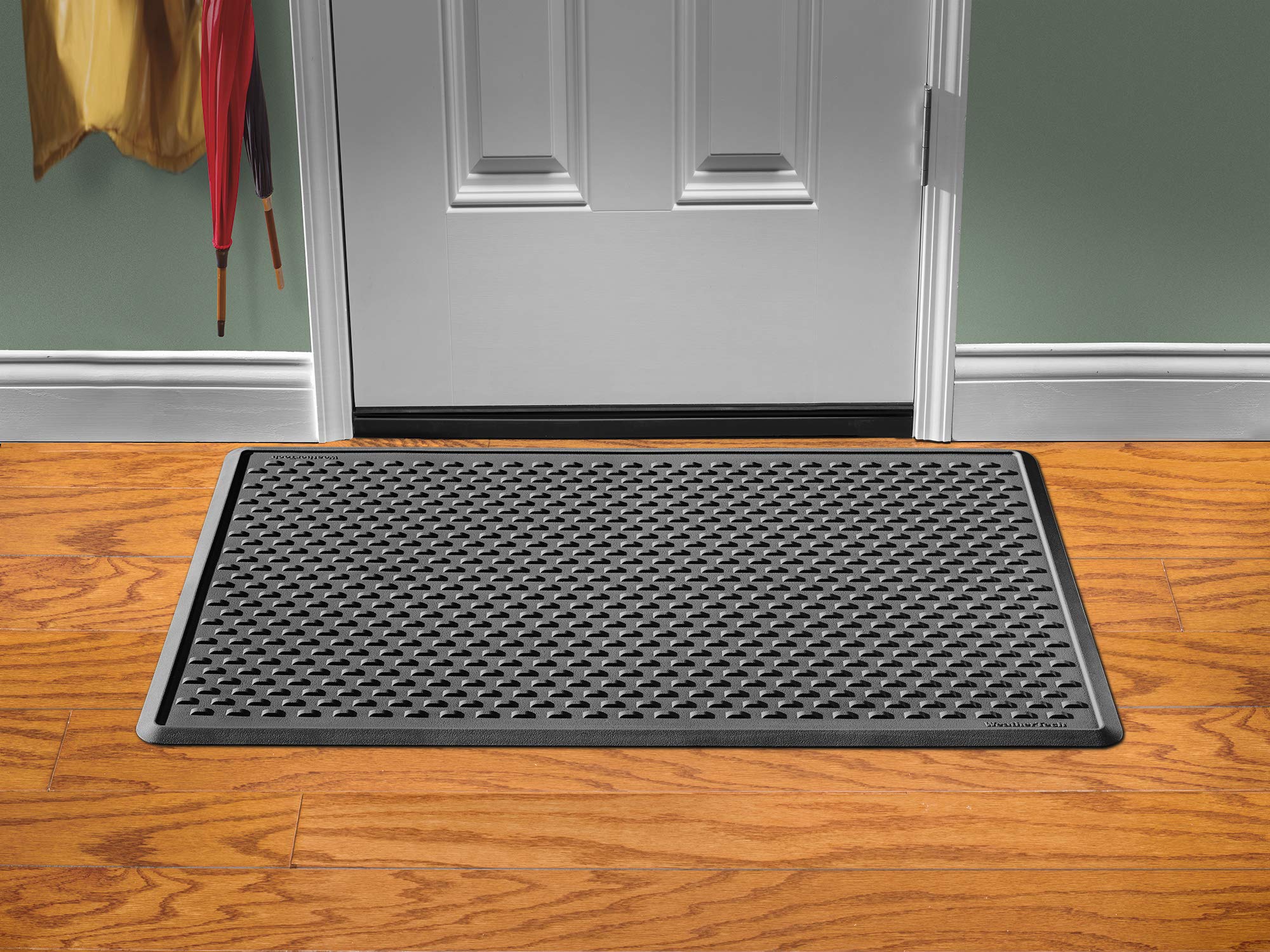 weathertech-indoormat-30-x48-black-durable-spill-proof-mat-for-home-and-business image 1