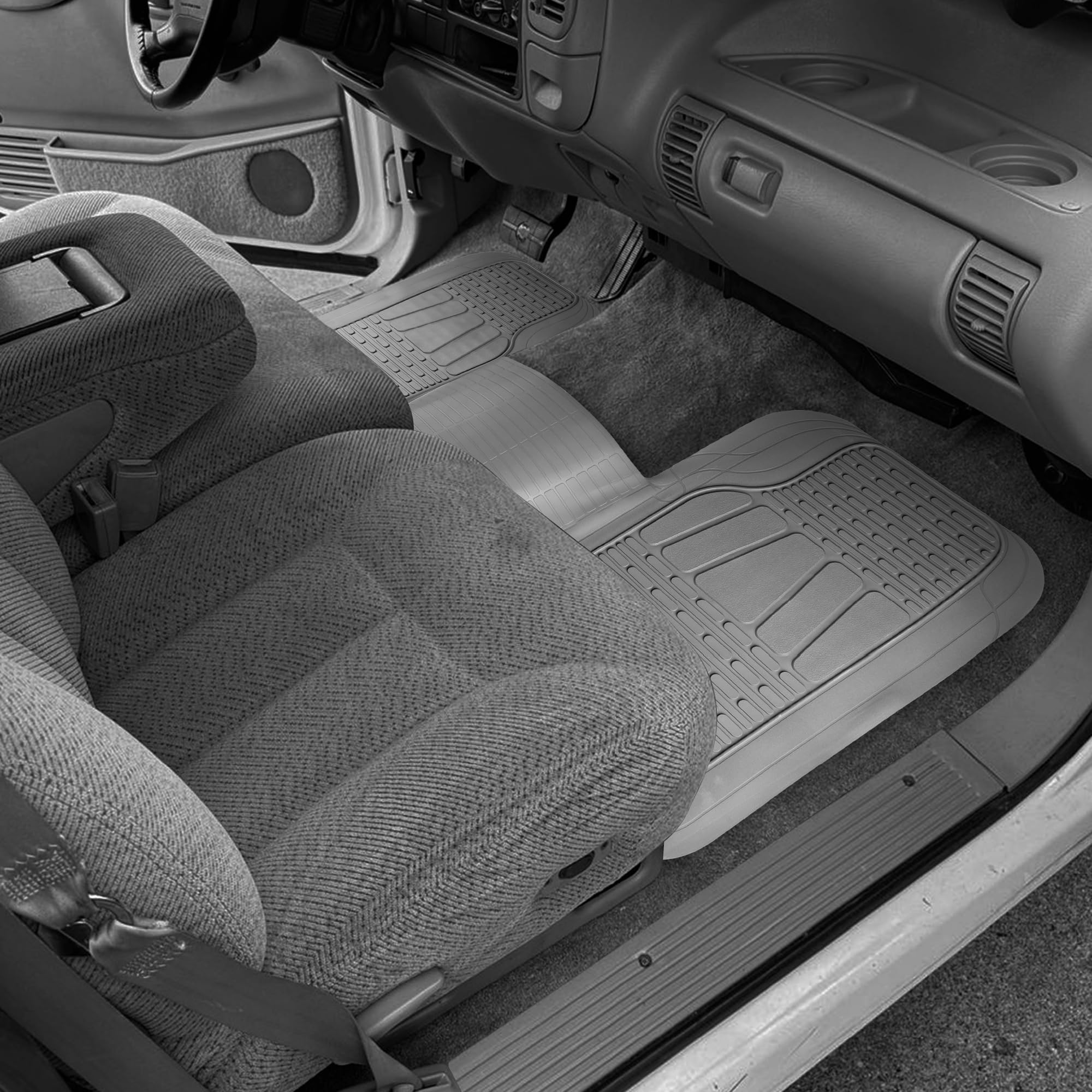 bdk-motor-trend-wingrunner-rubber-rear-floor-mat-liner-universal-all-weather-pro image 2