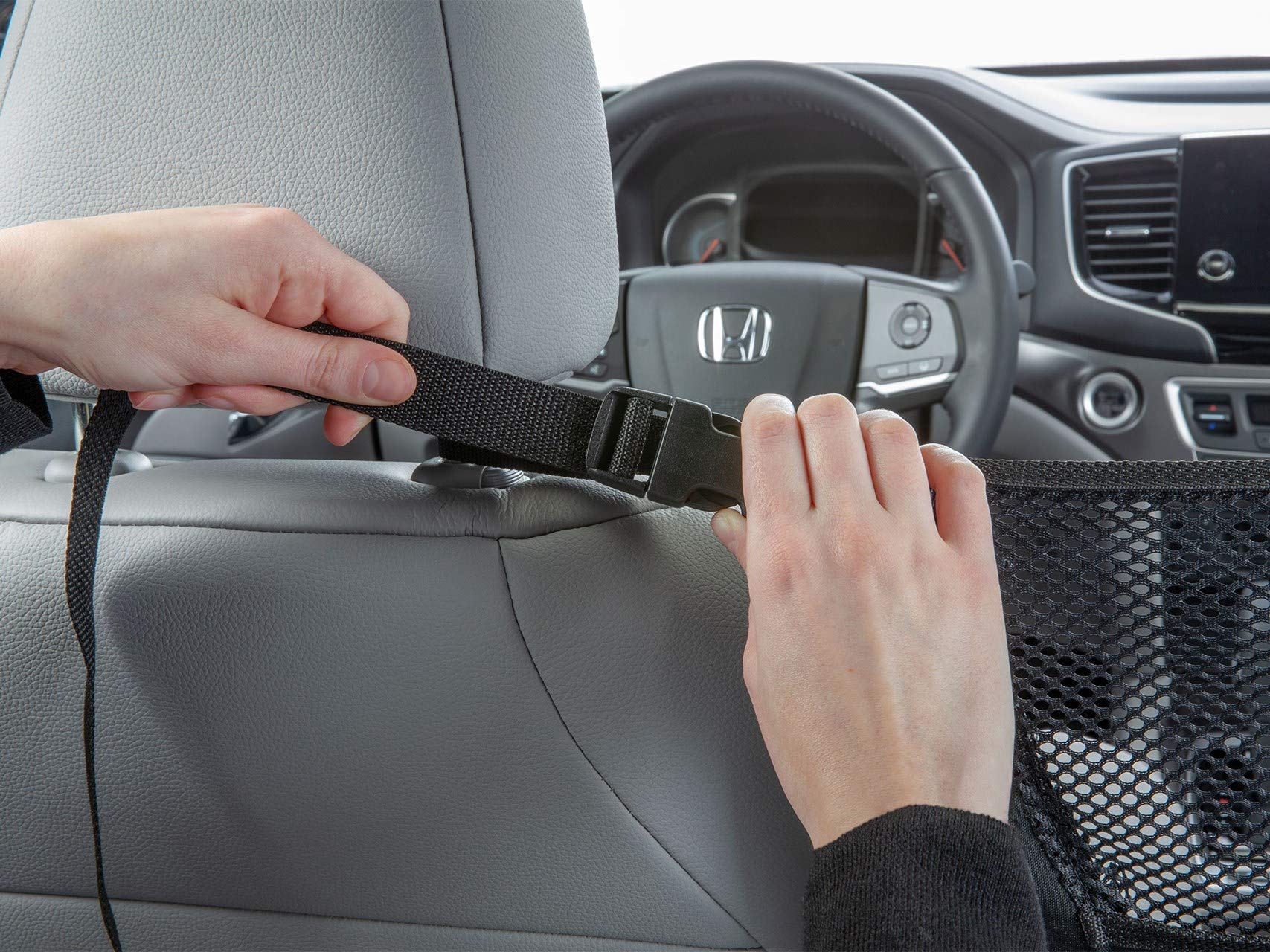weathertech-pet-partition-universal-heavy-duty-mesh-backseat-dog-barrier-for-car image 5