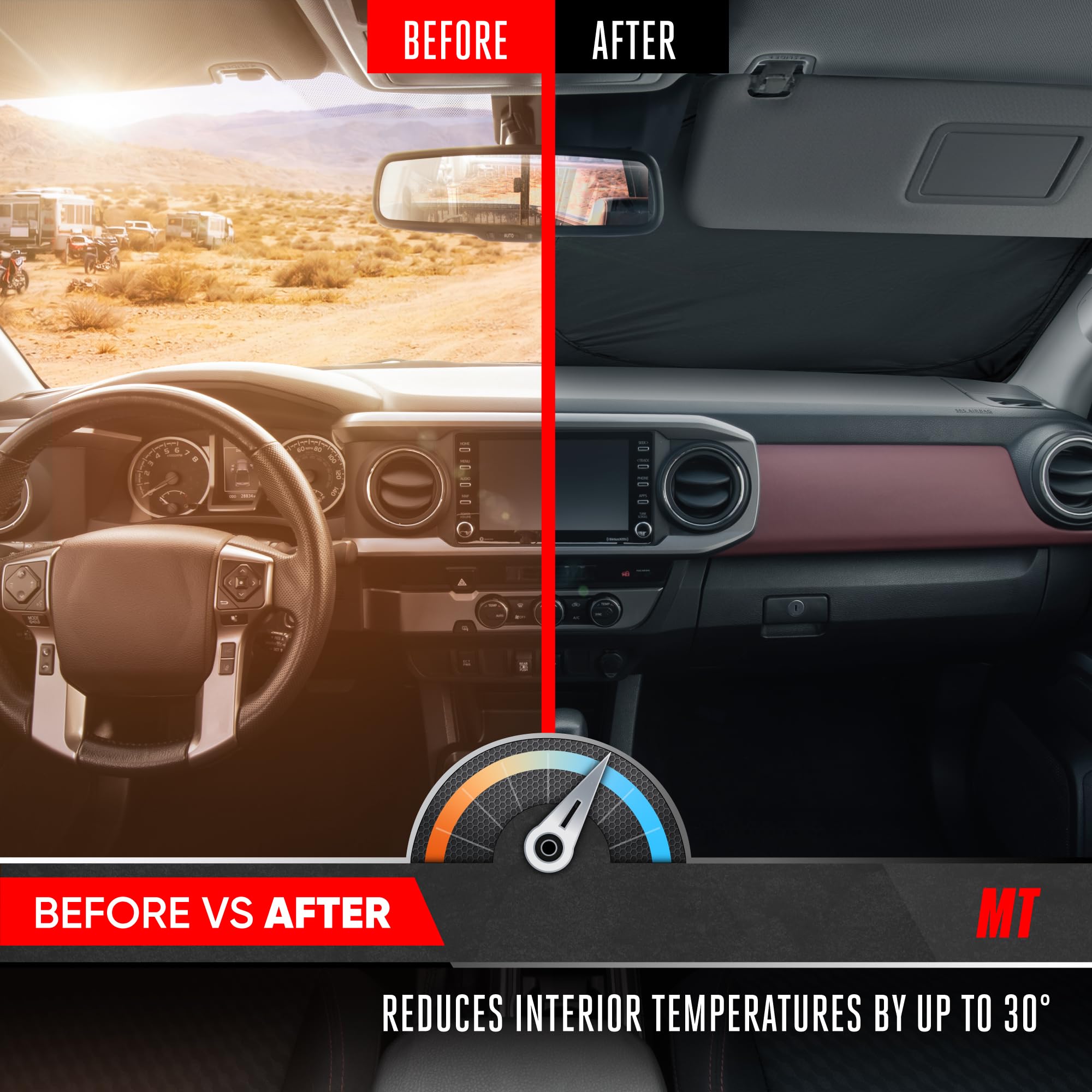 motor-trend-custom-fit-toyota-tacoma-sun-shade-2016-2026 image 5