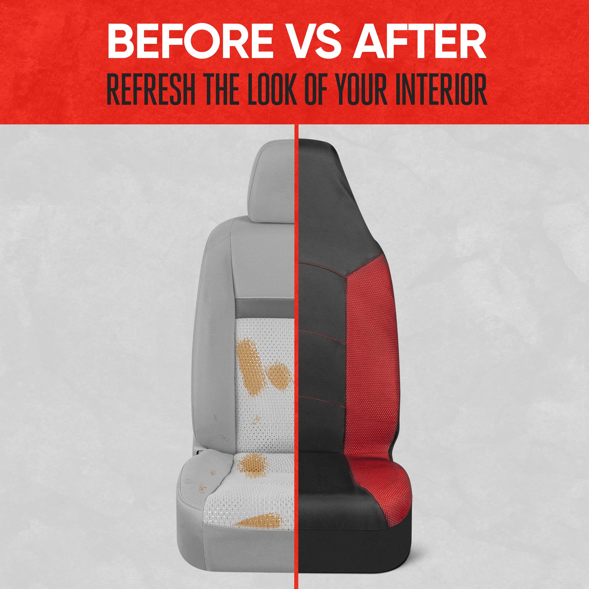motor-trend-mesh-red-front-seat-covers-universal-high-back-fits-vehicles-with-in image 7