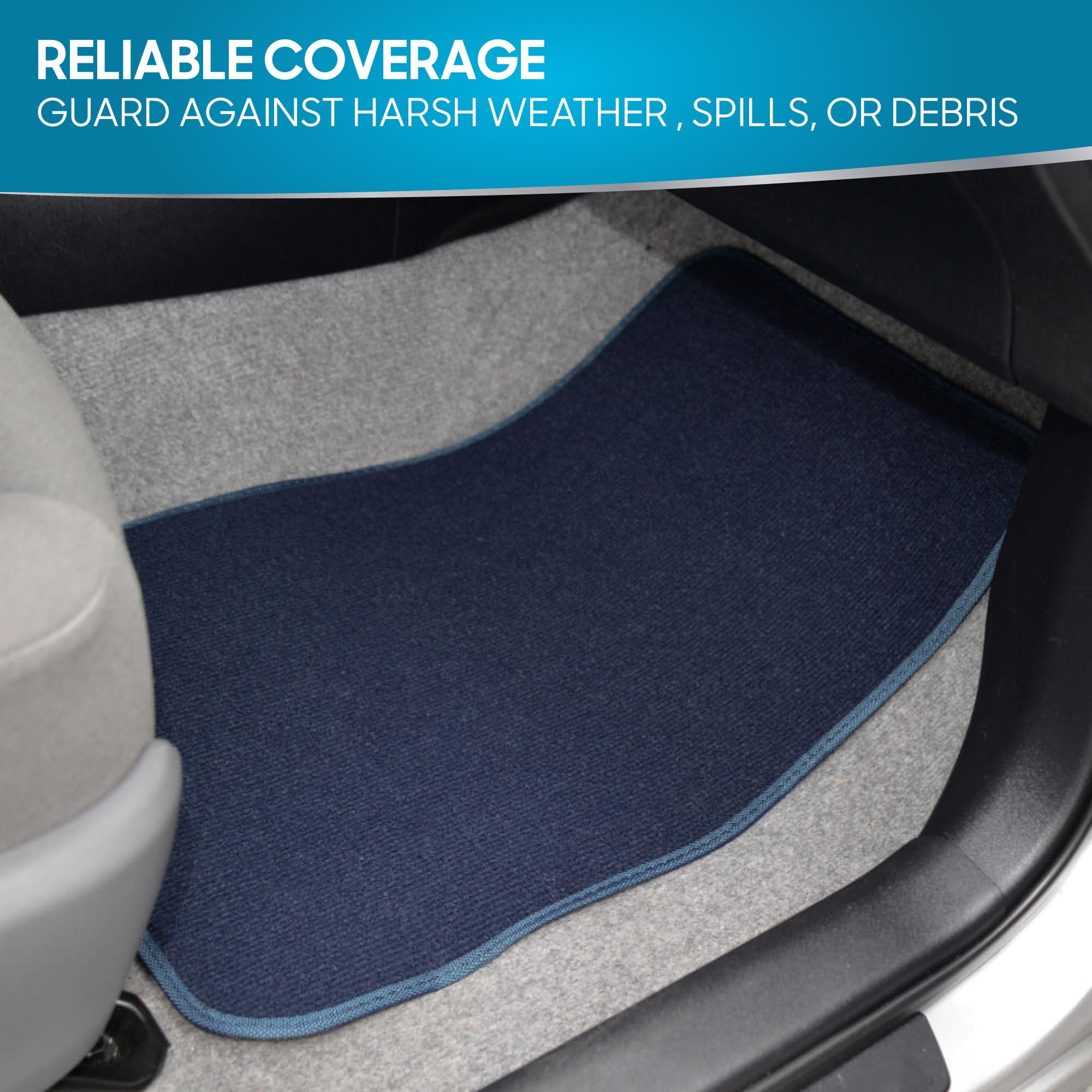 bdk-premium-blue-carpet-floor-mats-for-cars-universal-fit-4-piece-set-with-vinyl image 8