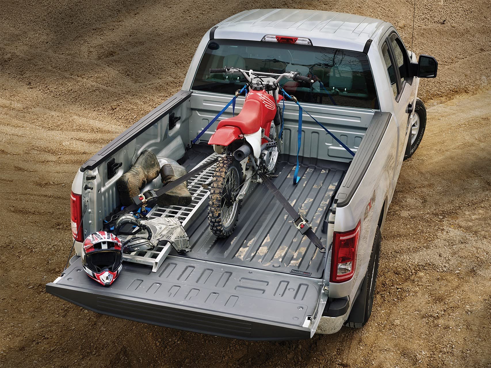 weathertech-techliner-truck-bed-liner-for-ford-ranger-2019-2023-complete-set-wit image 6