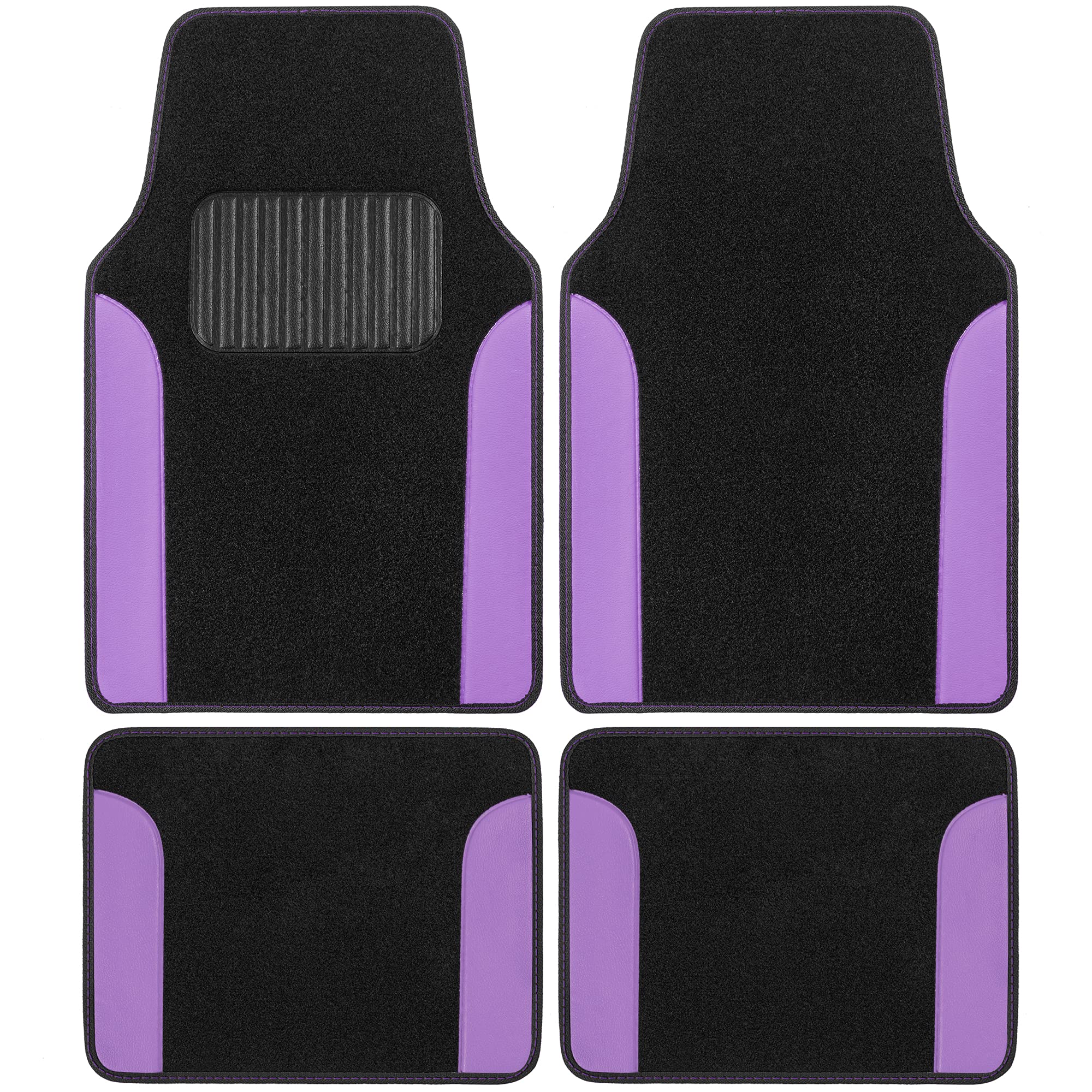bdk-polypro-purple-car-seat-covers-gift-set-with-floor-mats-fur-steering-wheel-c image 3
