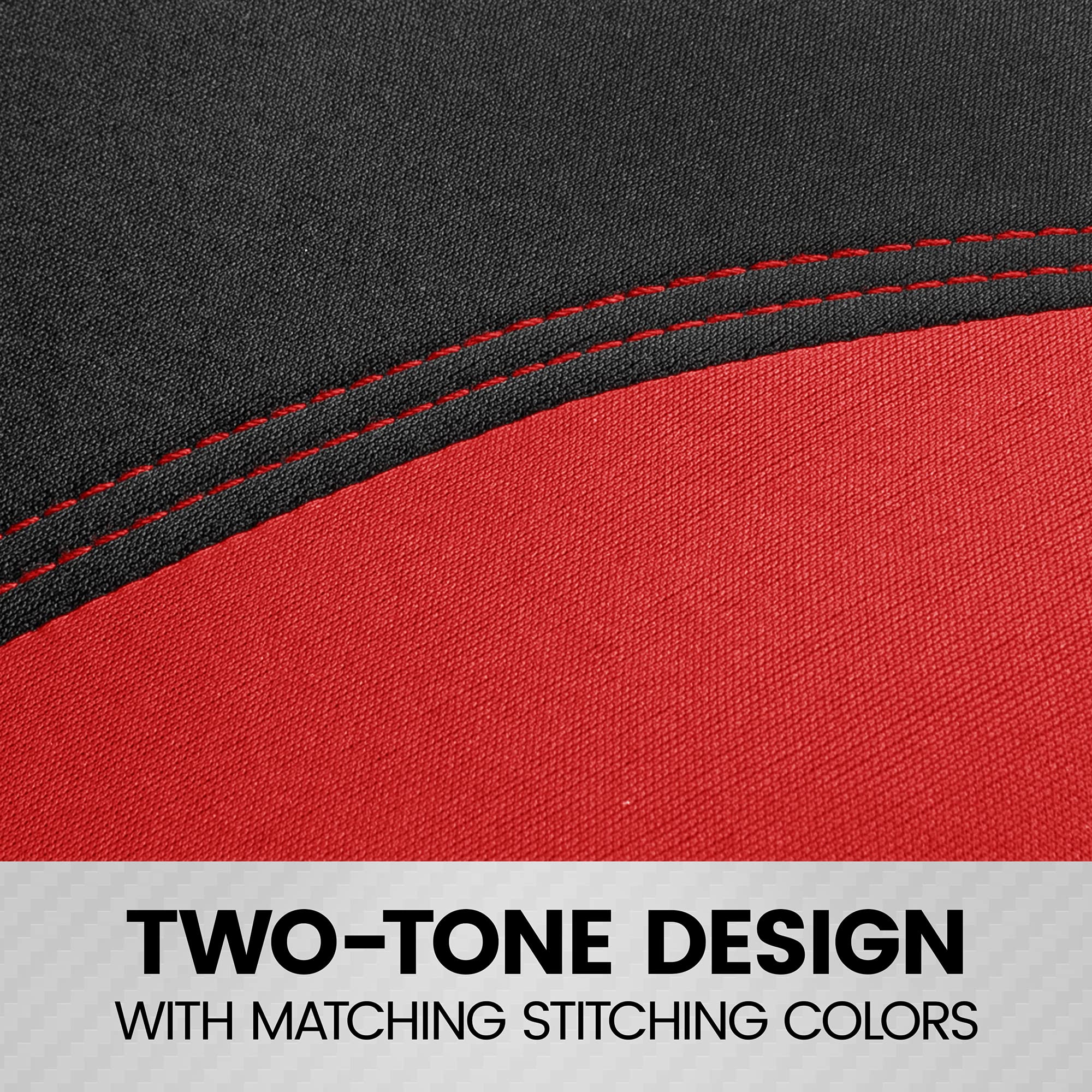 bdk-ultrasleek-red-seat-covers-full-set-9-piece-two-tone-front-and-split-rear-be image 7