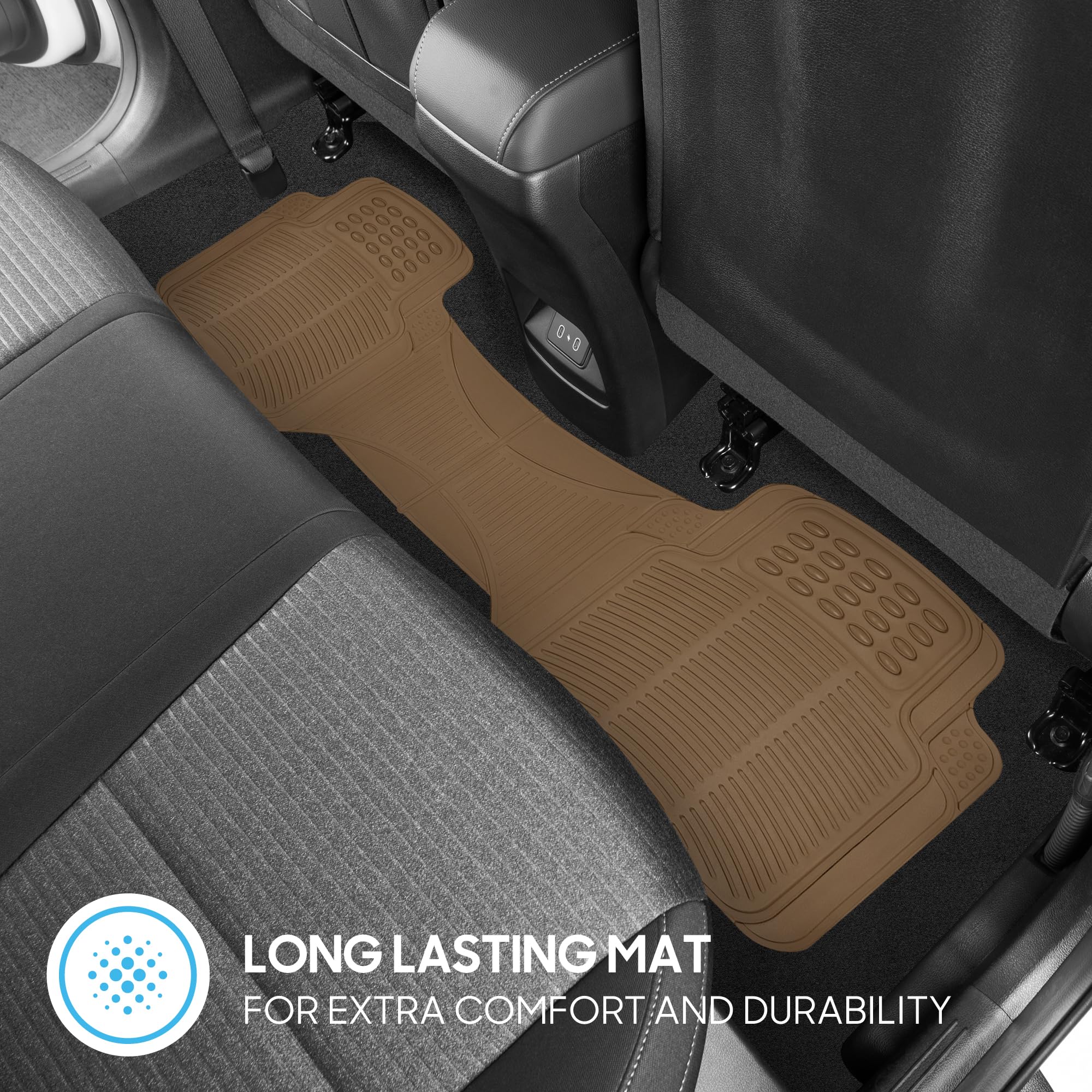 bdk-proliner-3-piece-all-weather-rubber-car-floor-mats-for-cars-trucks-suvs-univ image 3