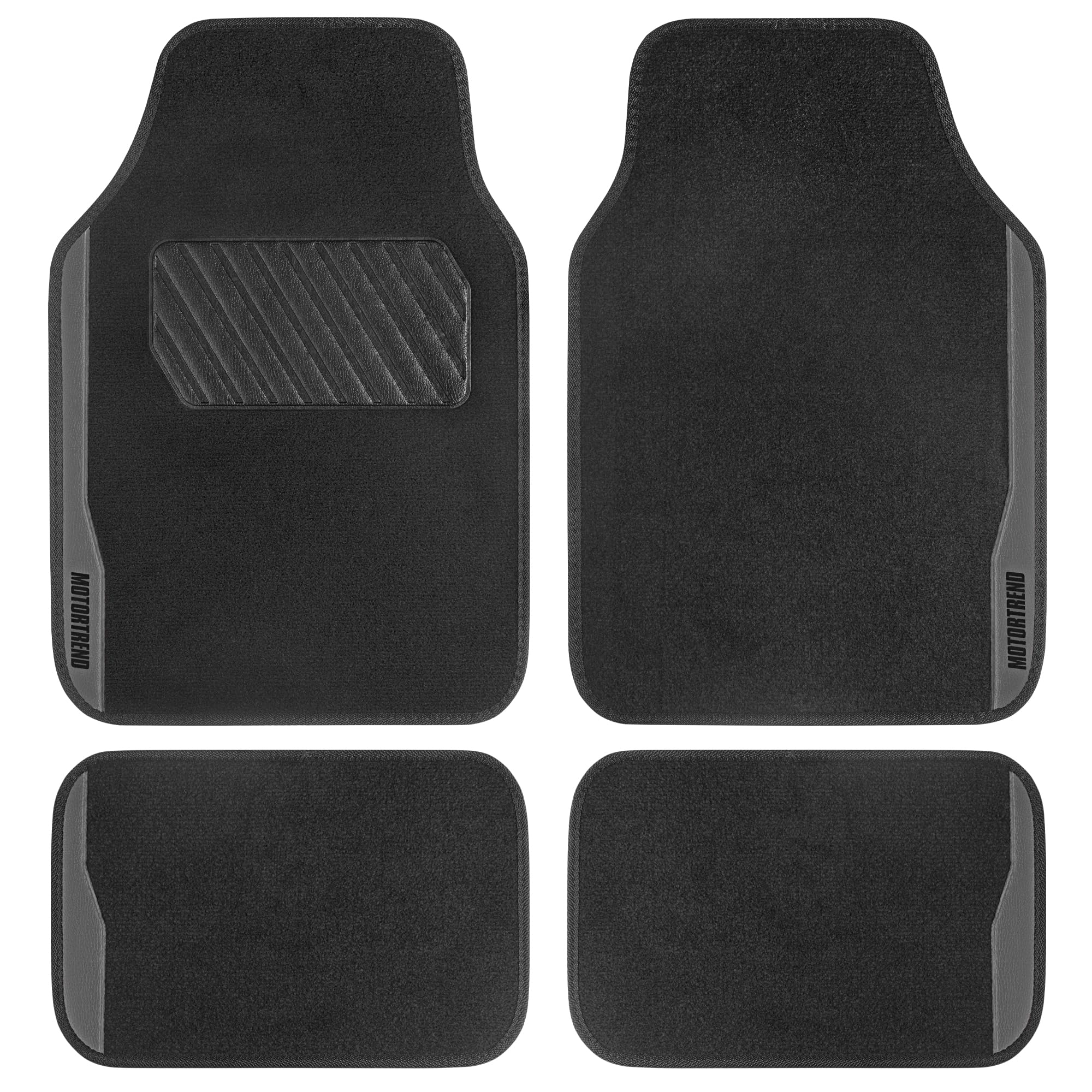 bdk-hot-pink-carpet-two-tone-faux-leather-automotive-floor-mats-with-anti-slip-a image 8