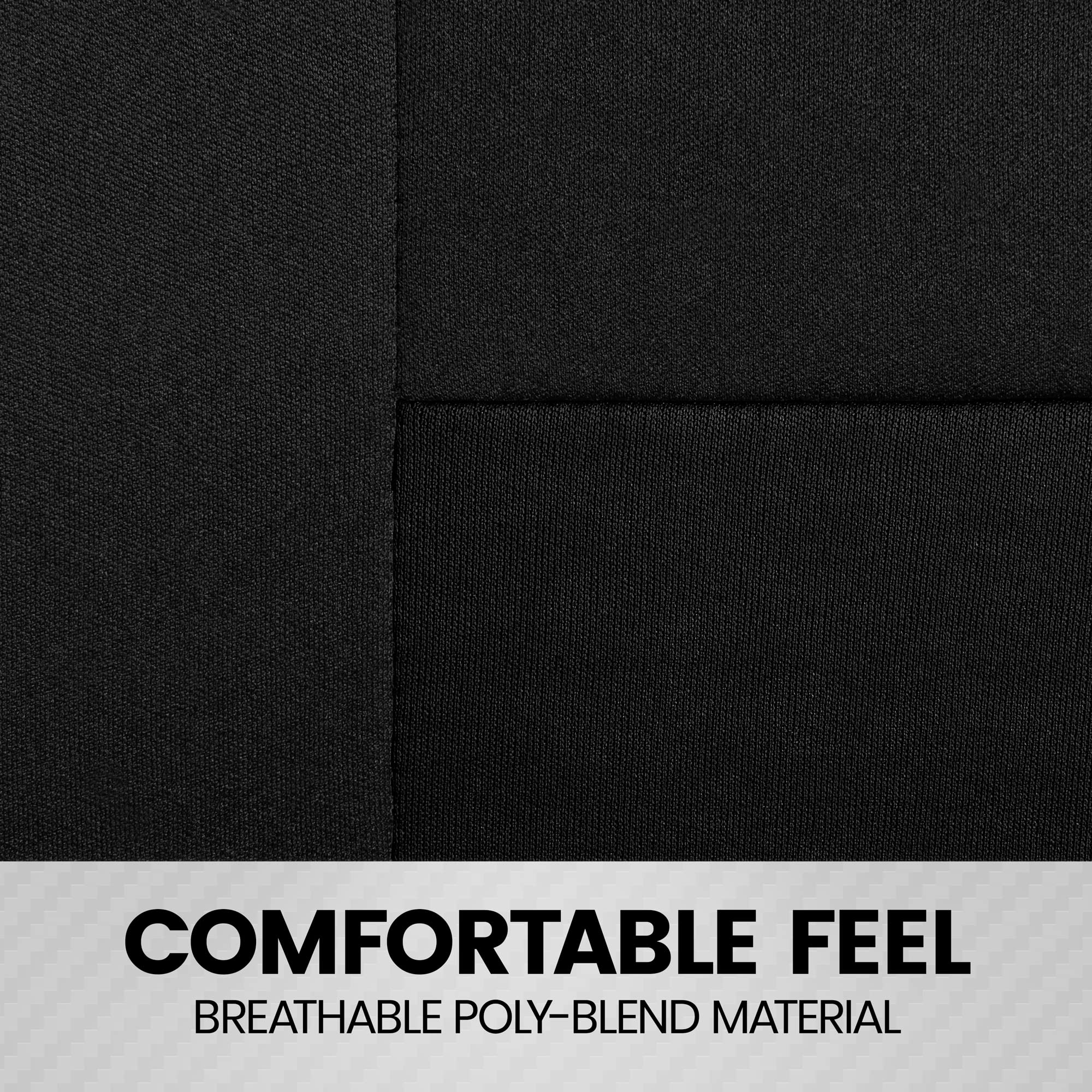 bdk-polypro-car-seat-covers-full-set-in-solid-black-front-and-rear-split-bench-i image 8
