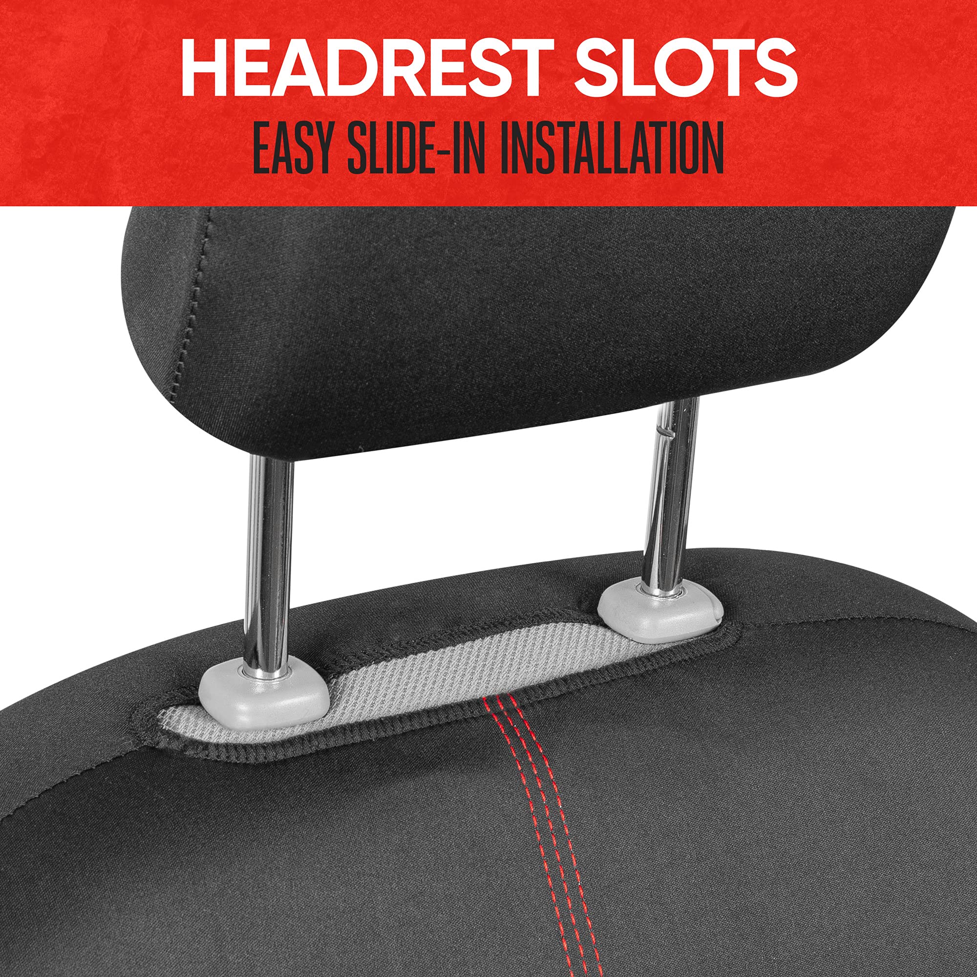 motor-trend-spillguard-waterproof-neoprene-seat-cover-set-front-and-rear image 4