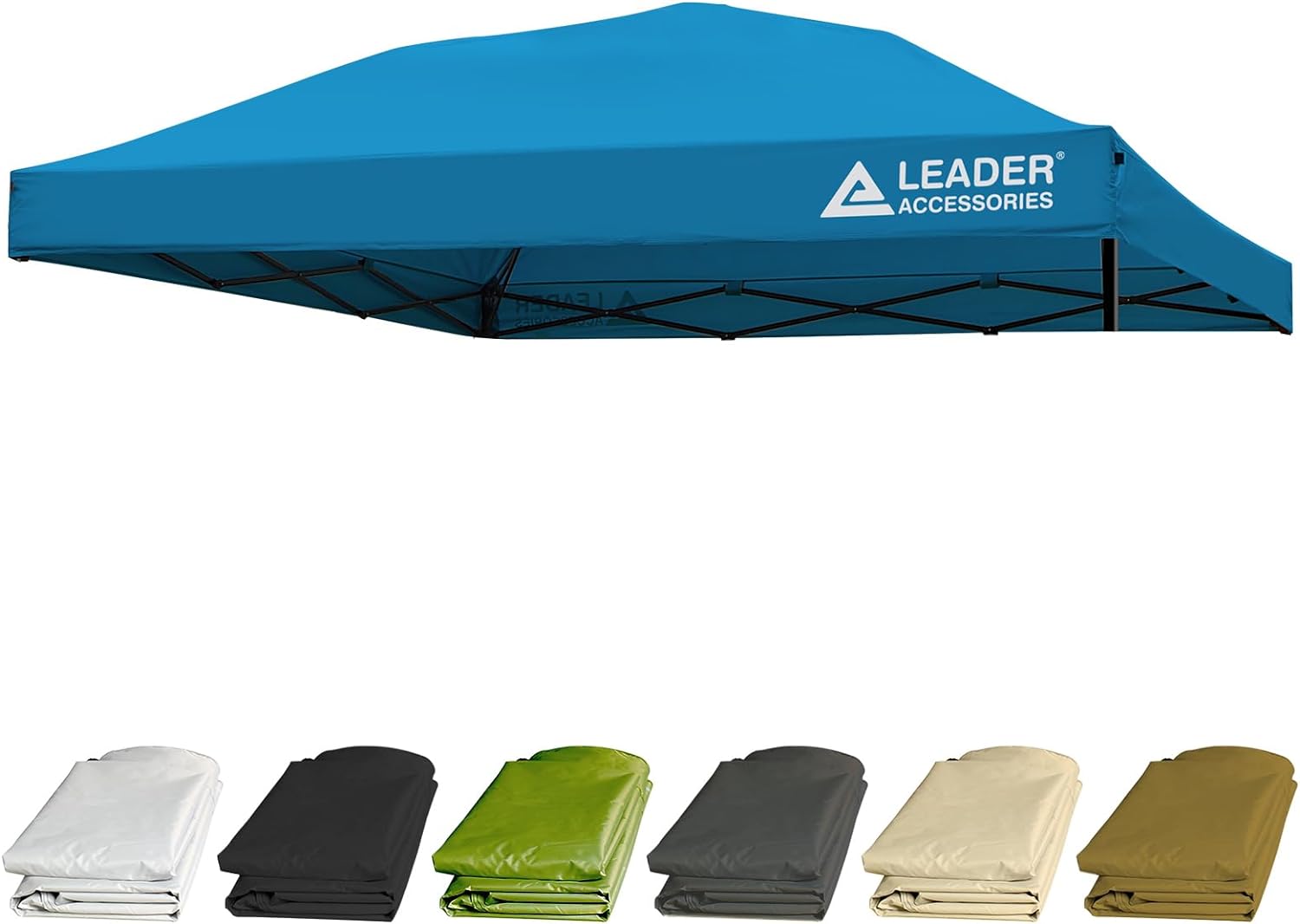 leader-accessories-straight-wall-gazebo-top-replacement-10x10-ft-210d-polyester- image 3
