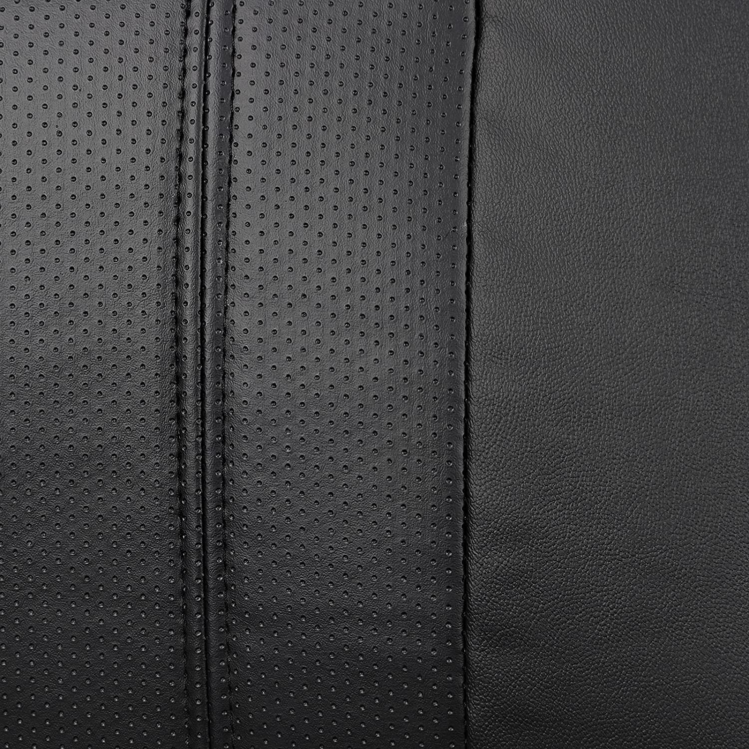 leader-accessories-faux-leather-car-seat-covers-set-of-2-universal-fit-breathabl image 6