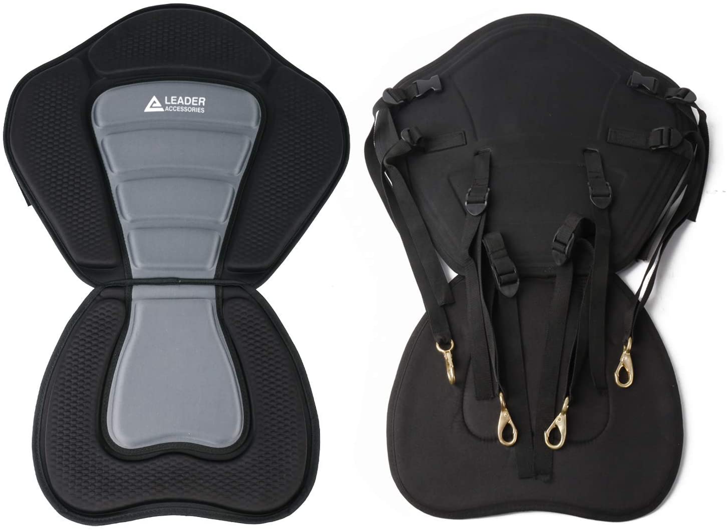 leader-accessories-deluxe-padded-kayak-seat-with-storage-bag-molded-eva-foam-adj image 7