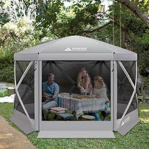 leader-accessories-6-sided-pop-up-camping-gazebo-11-5-x11-5-instant-canopy-shelt image 4