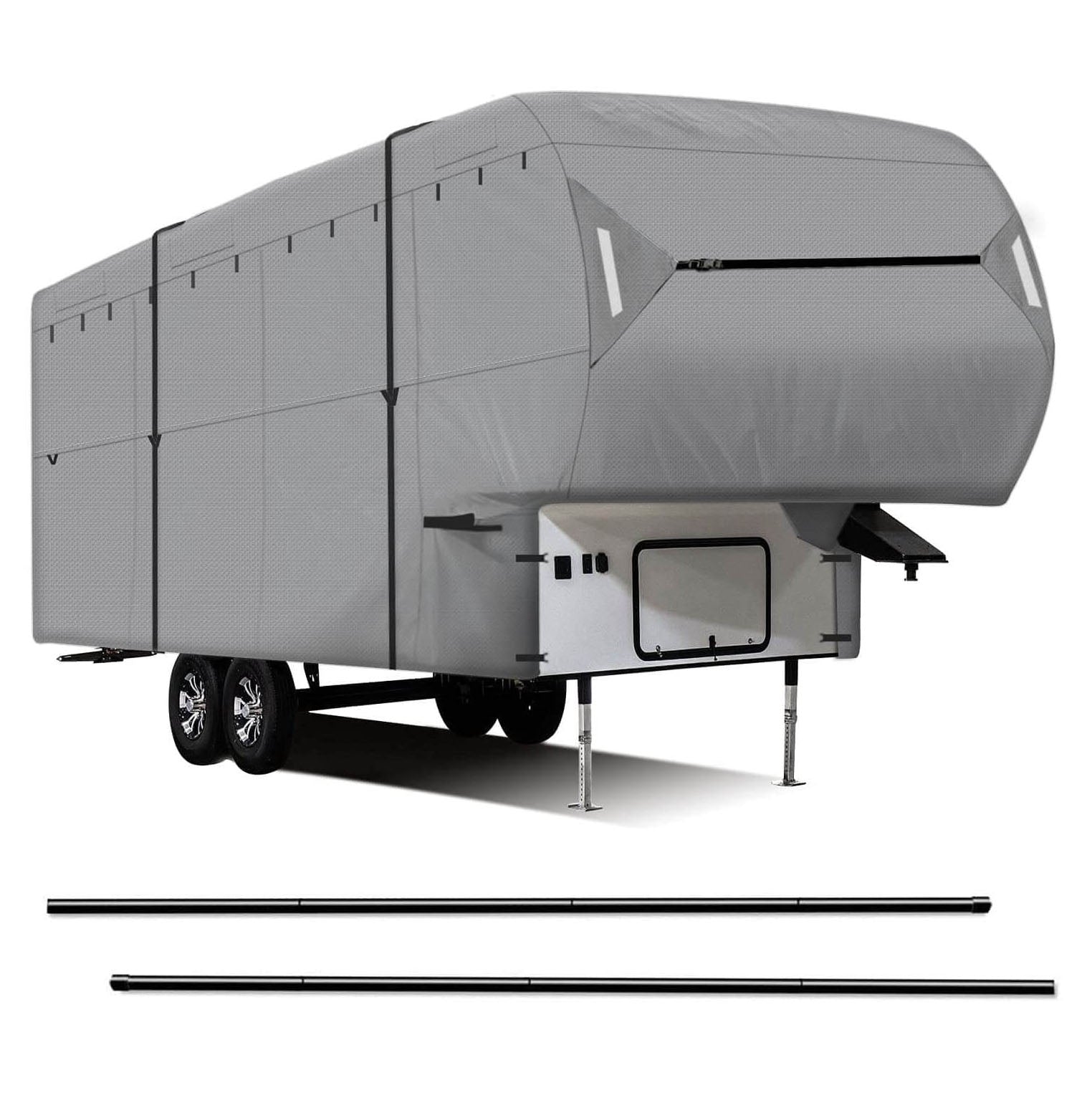 leader-accessories-easy-setup-5th-wheel-rv-cover-waterproof-uv-protection-fits-2 image 1
