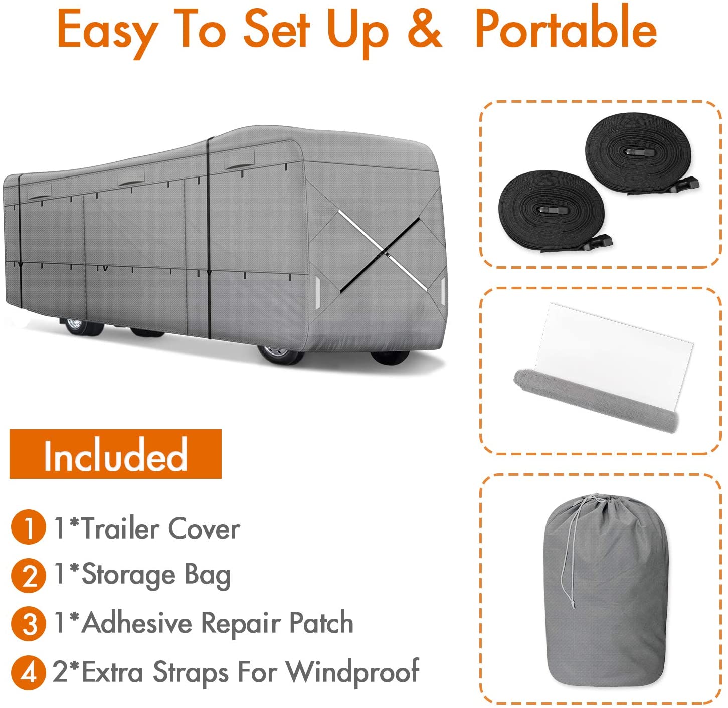 leader-accessories-class-a-rv-cover-waterproof-anti-uv-4-ply-non-woven-fabric-fi image 2