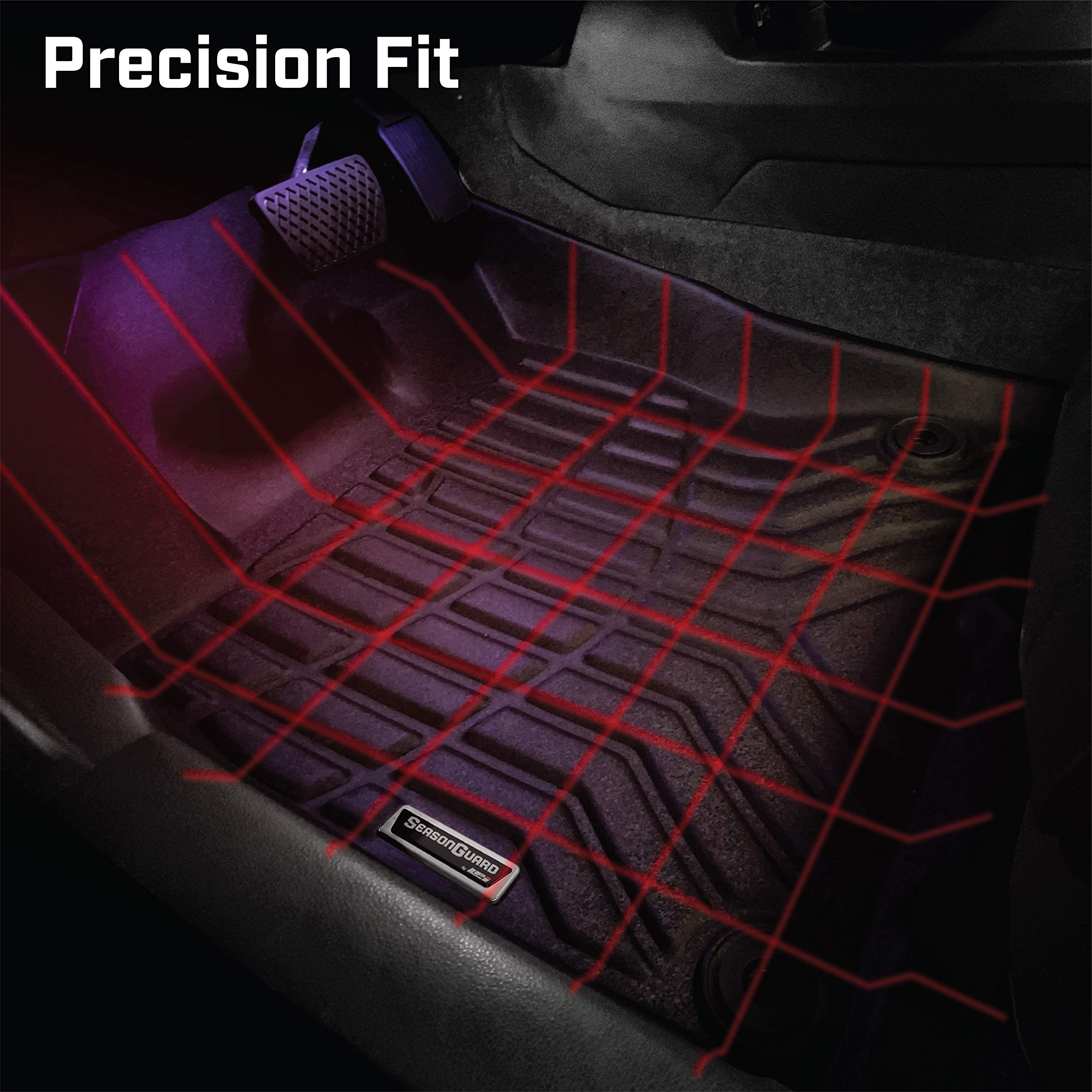 leader-accessories-floor-mat-liner-for-dodge-ram-1500-crew-cab-2019-2020-3-piece image 3