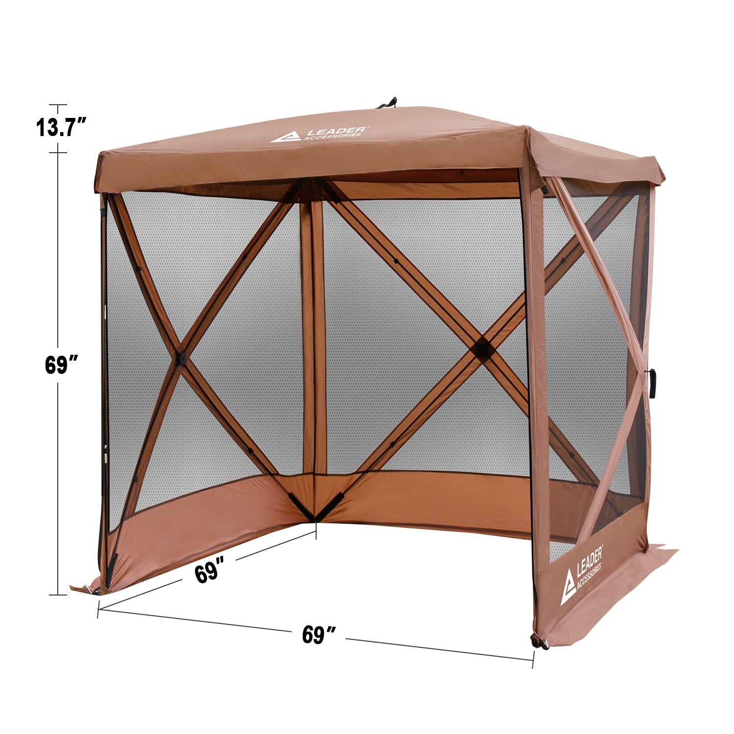 leader-accessories-4-sided-pop-up-square-camping-gazebo image 3